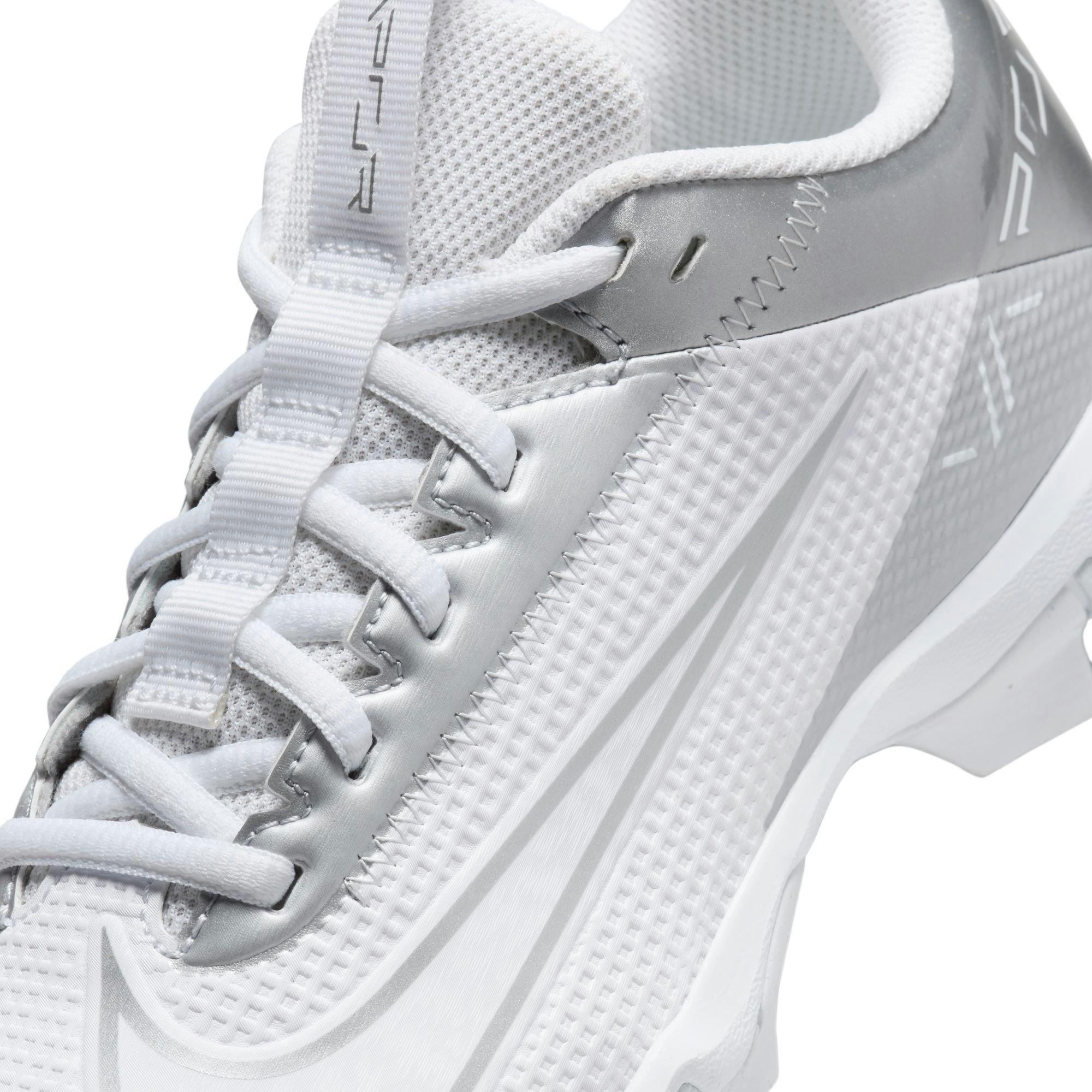 Nike Vapor Edge Shark 2  Preschool Boys' "White/Metallic Silver" Football Cleat