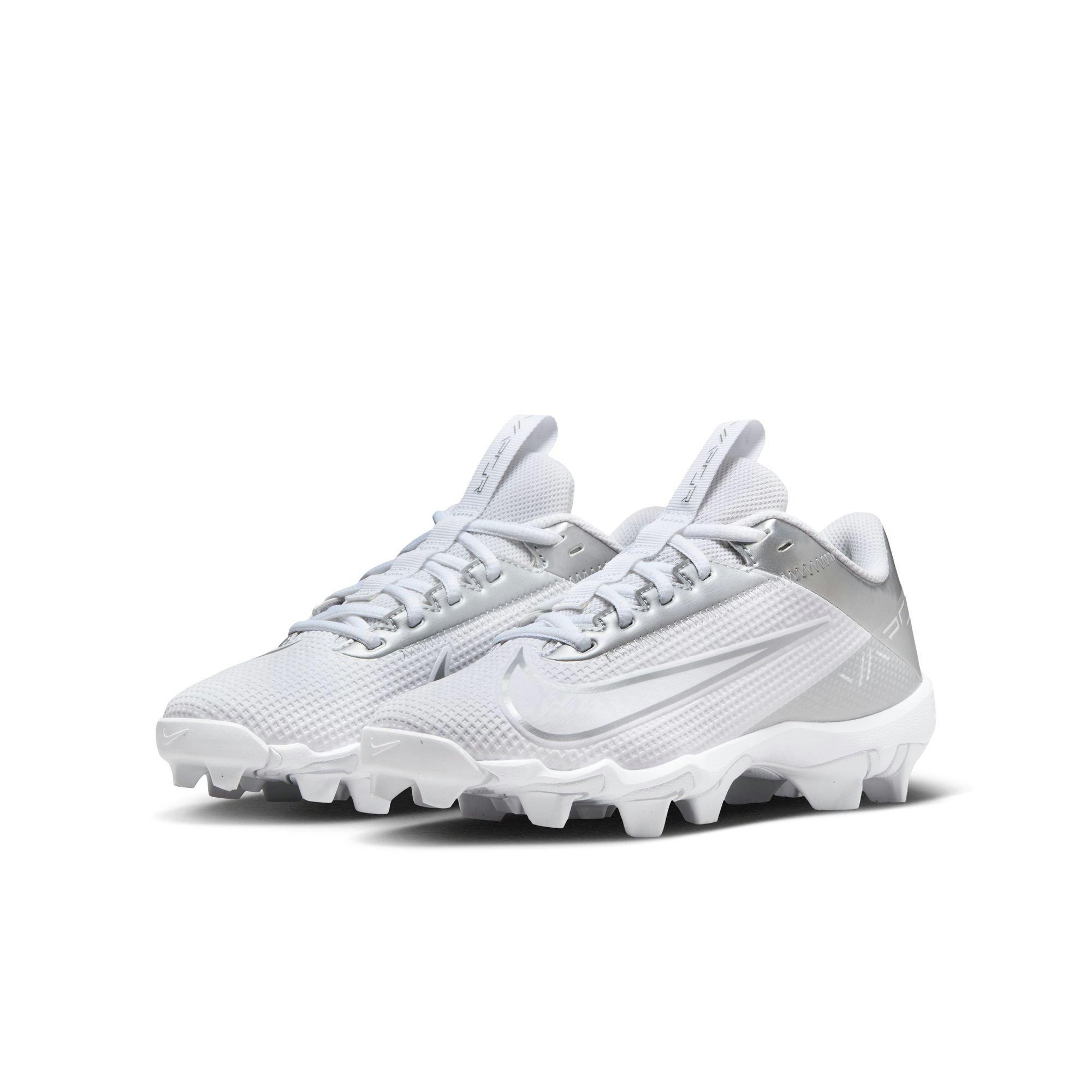 Nike Vapor Edge Shark 2  Preschool Boys' "White/Metallic Silver" Football Cleat