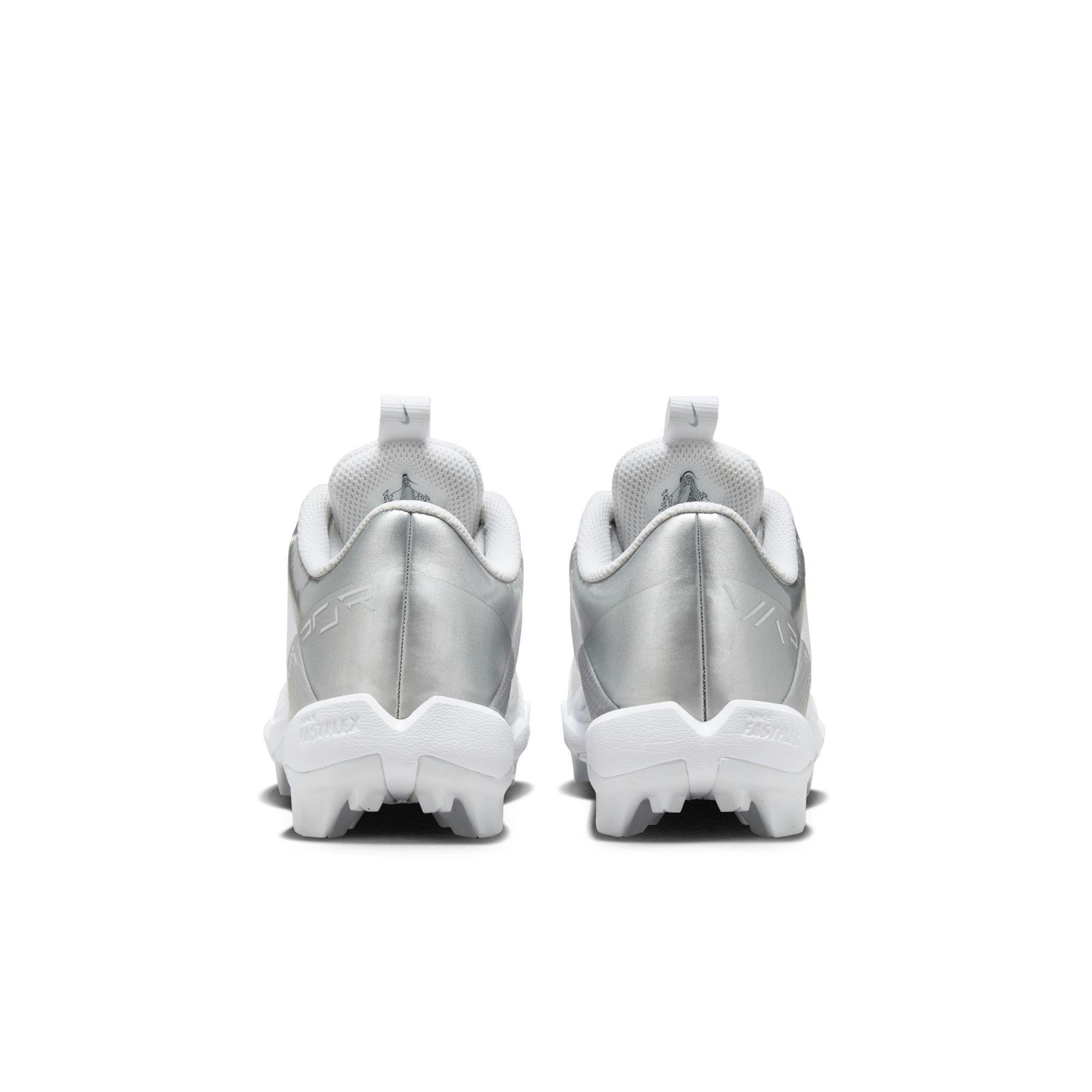 Nike Vapor Edge Shark 2  Preschool Boys' "White/Metallic Silver" Football Cleat