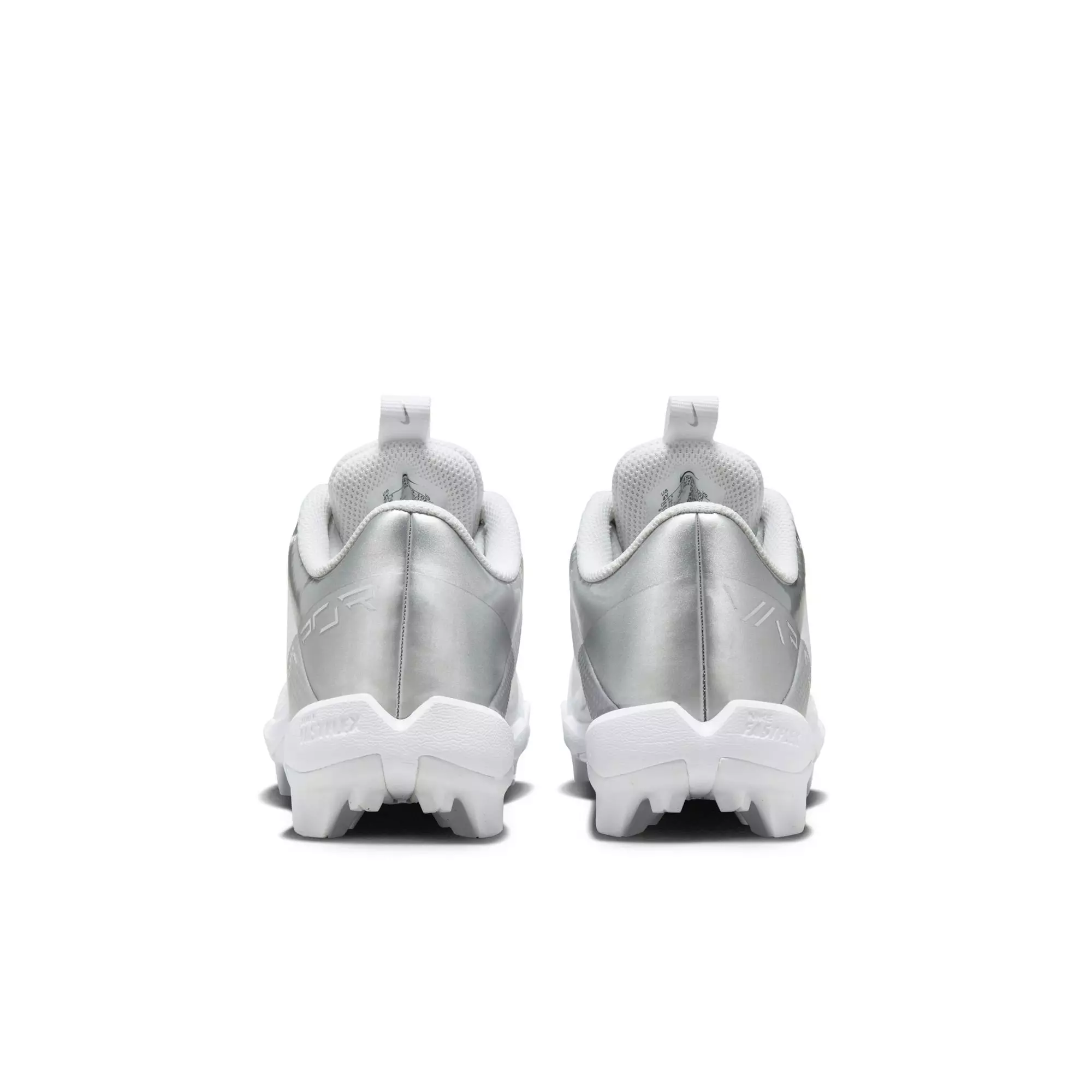 Nike Vapor Edge Shark 2 "White/Metallic Silver" Preschool Boys' Football Cleat - WHITE/SILVER