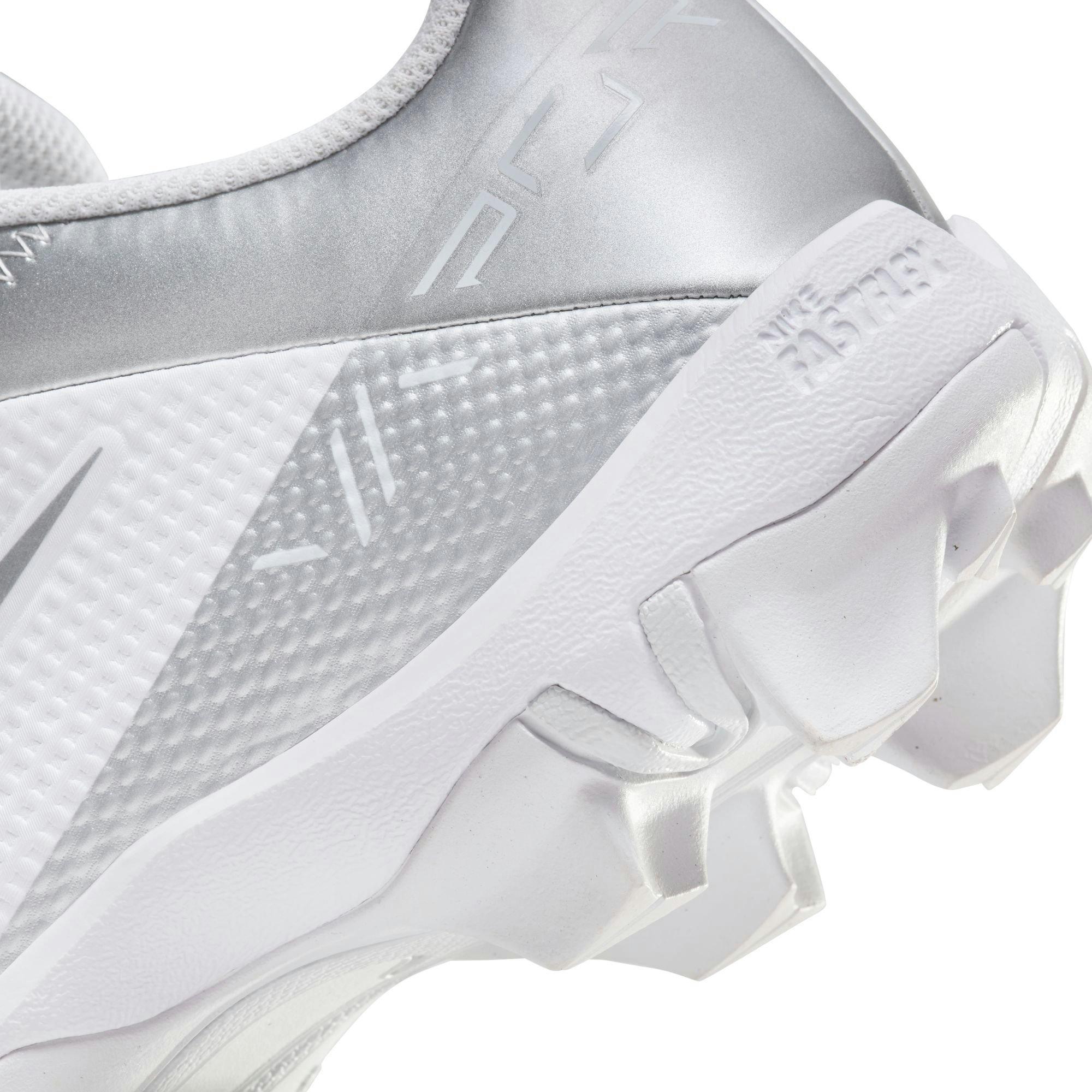 Nike Vapor Edge Shark 2  Preschool Boys' "White/Metallic Silver" Football Cleat