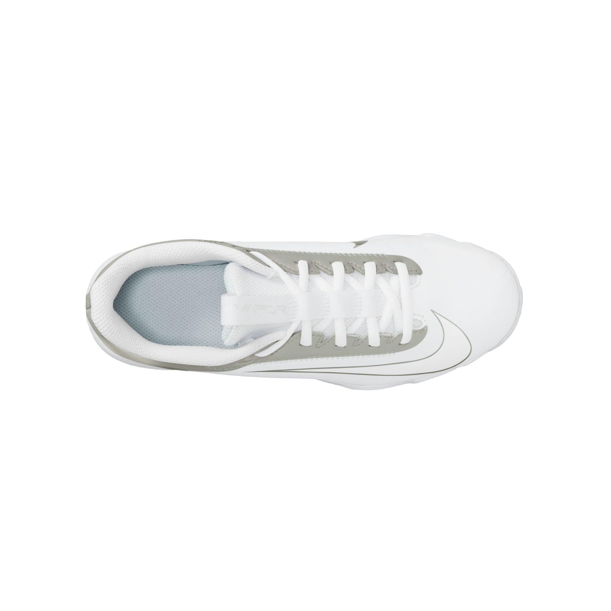 Nike Vapor Edge Shark 2  Preschool Boys' "White/Metallic Silver" Football Cleat