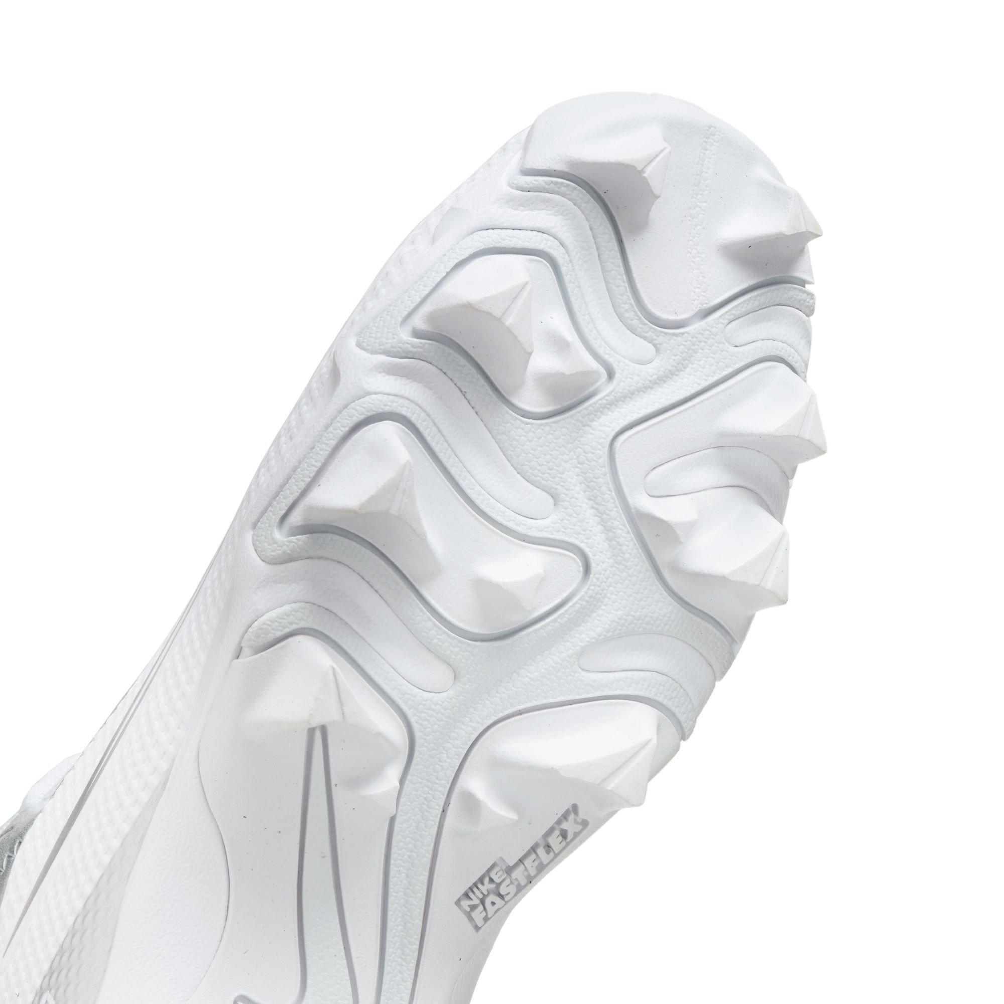 Nike Vapor Edge Shark 2  Preschool Boys' "White/Metallic Silver" Football Cleat