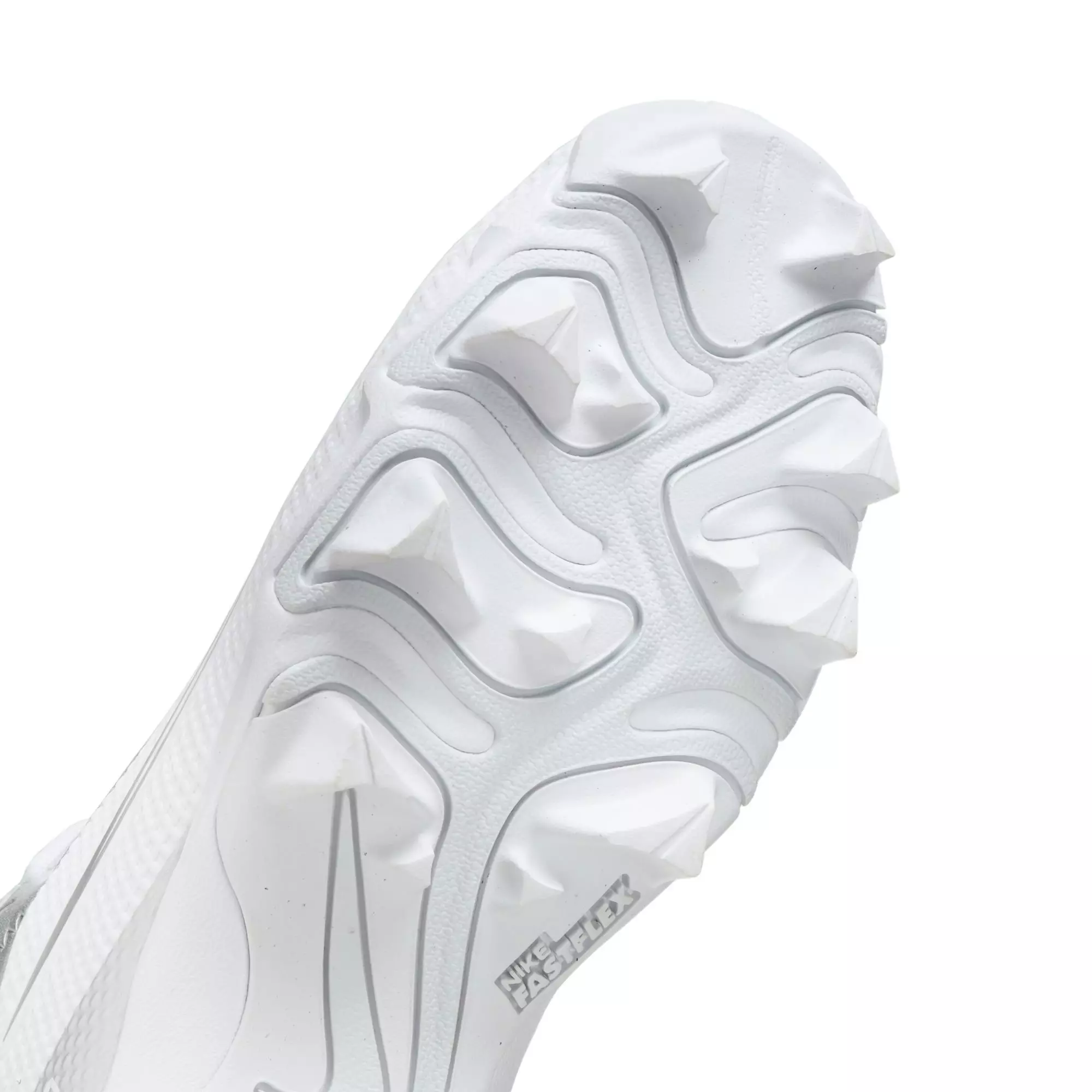 Nike Vapor Edge Shark 2 "White/Metallic Silver" Preschool Boys' Football Cleat - WHITE/SILVER