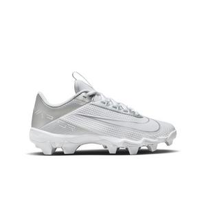 Nike Vapor Edge Shark 2 "White/Metallic Silver" Preschool Boys' Football Cleat