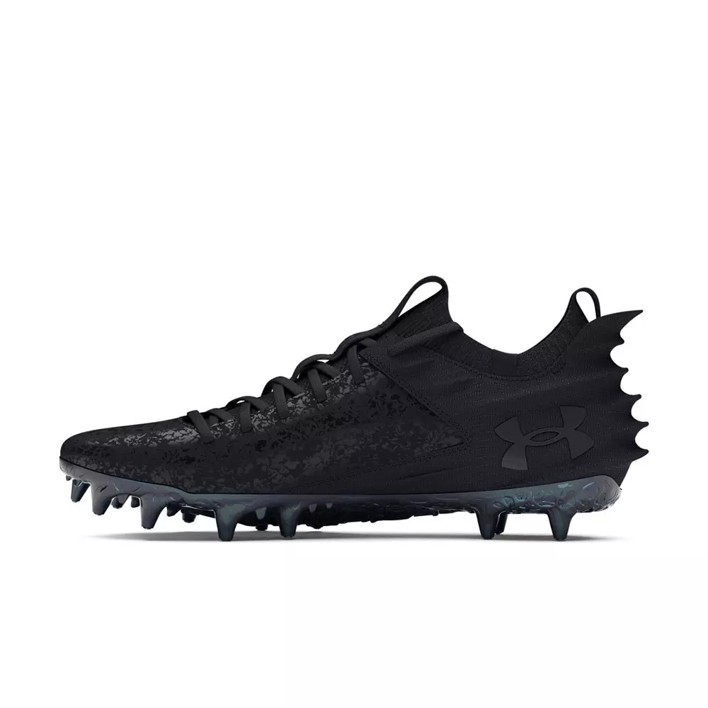 Under Armour Blur Smoke 2.0 MC "Black/Grey" Men's Football Cleat - BLACK/GREY