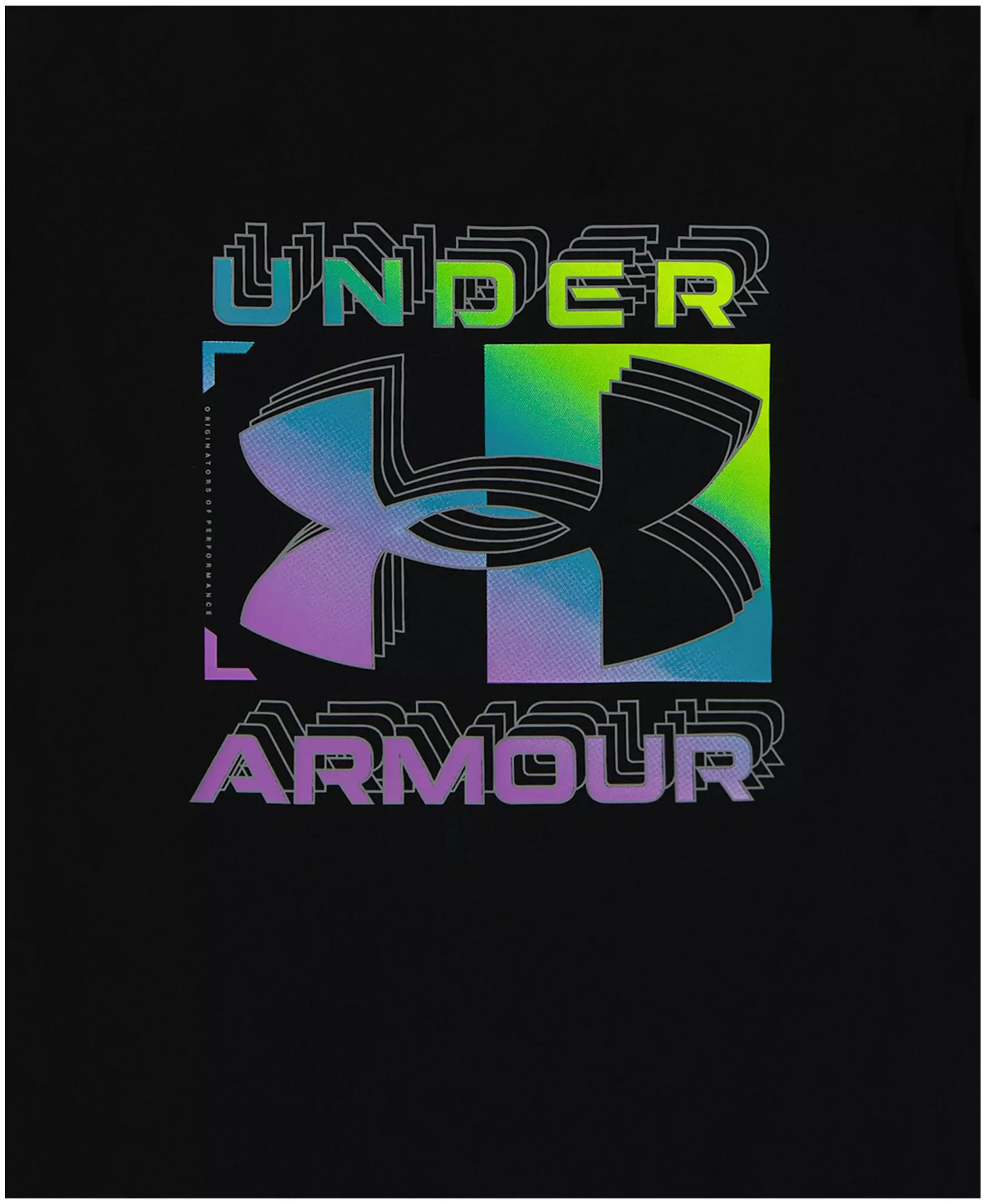 Under Armour Little Boys' Logo Card Short Set - BLACK/TEAL