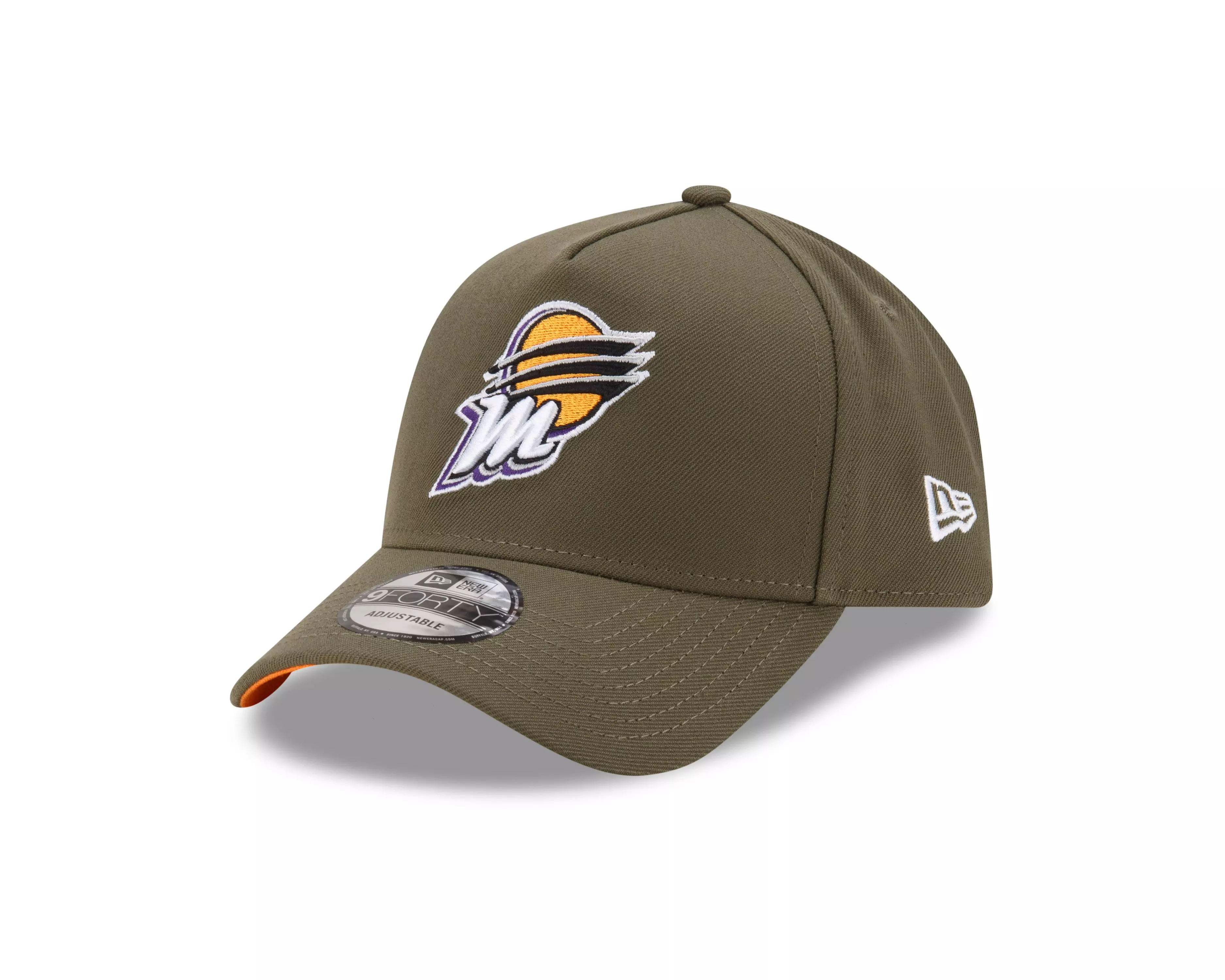 New Era Phoenix Mercury 9FORTY WNBA A-Frame Snapback-Olive - OLIVE