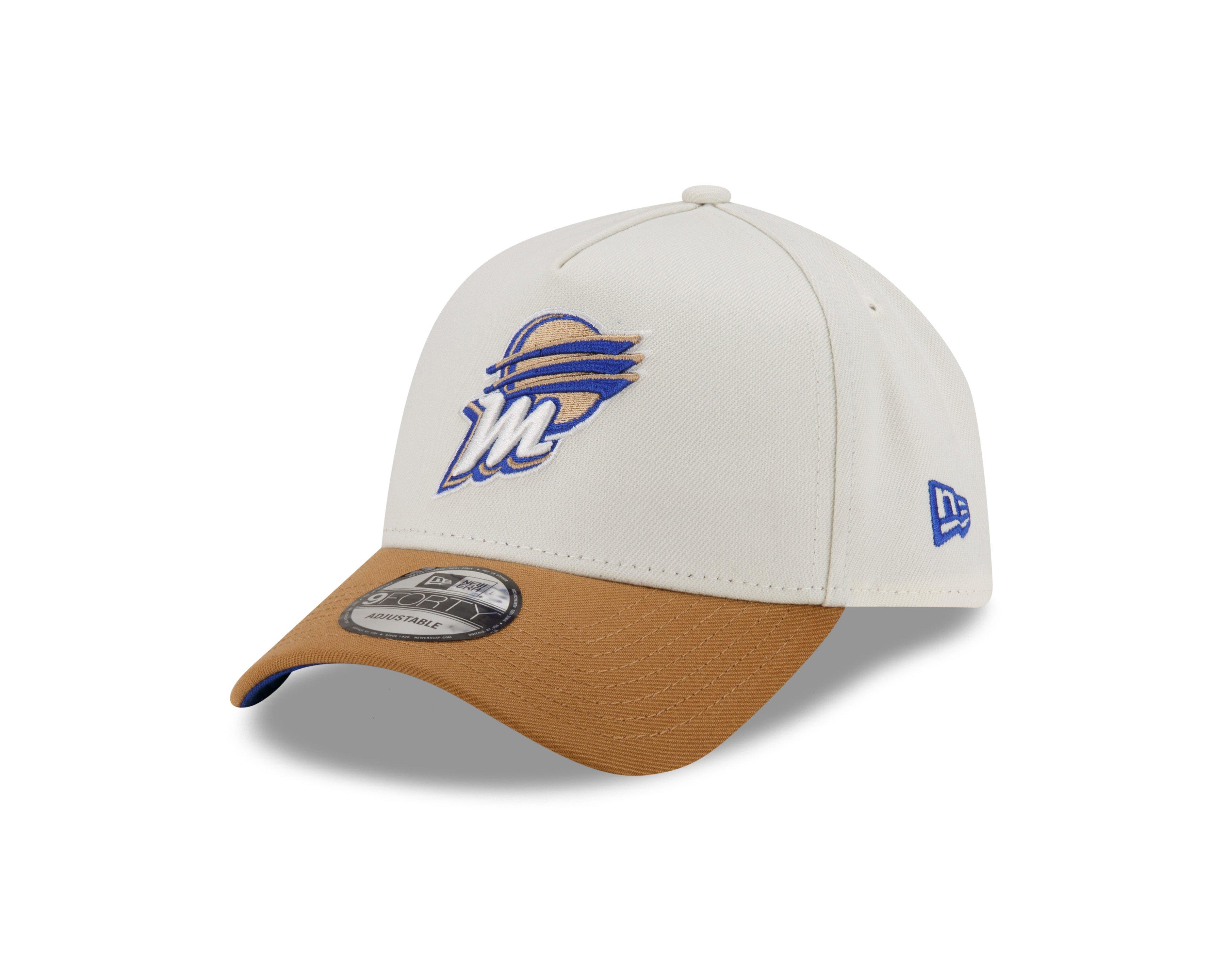 New Era Phoenix Mercury 9FORTY WNBA A-Frame Snapback-Chrome/Wheat - BEIGE