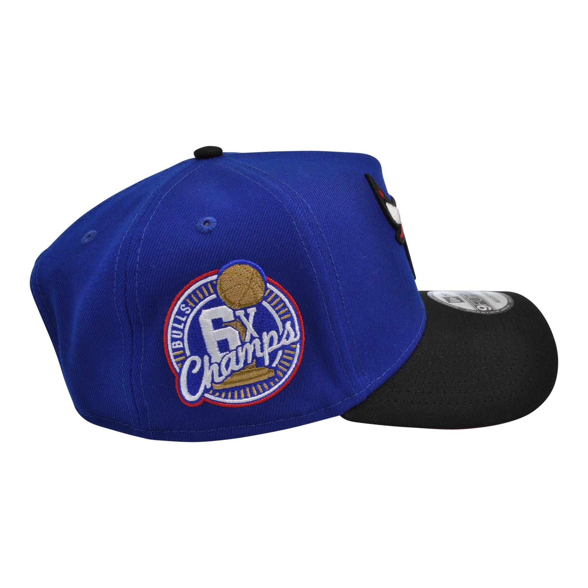 New Era Chicago Bulls 9FORTY A-Frame Royal/Black Snapback