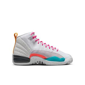 Jordan 12 Retro "Vapor Green" Grade School Kids' Shoe