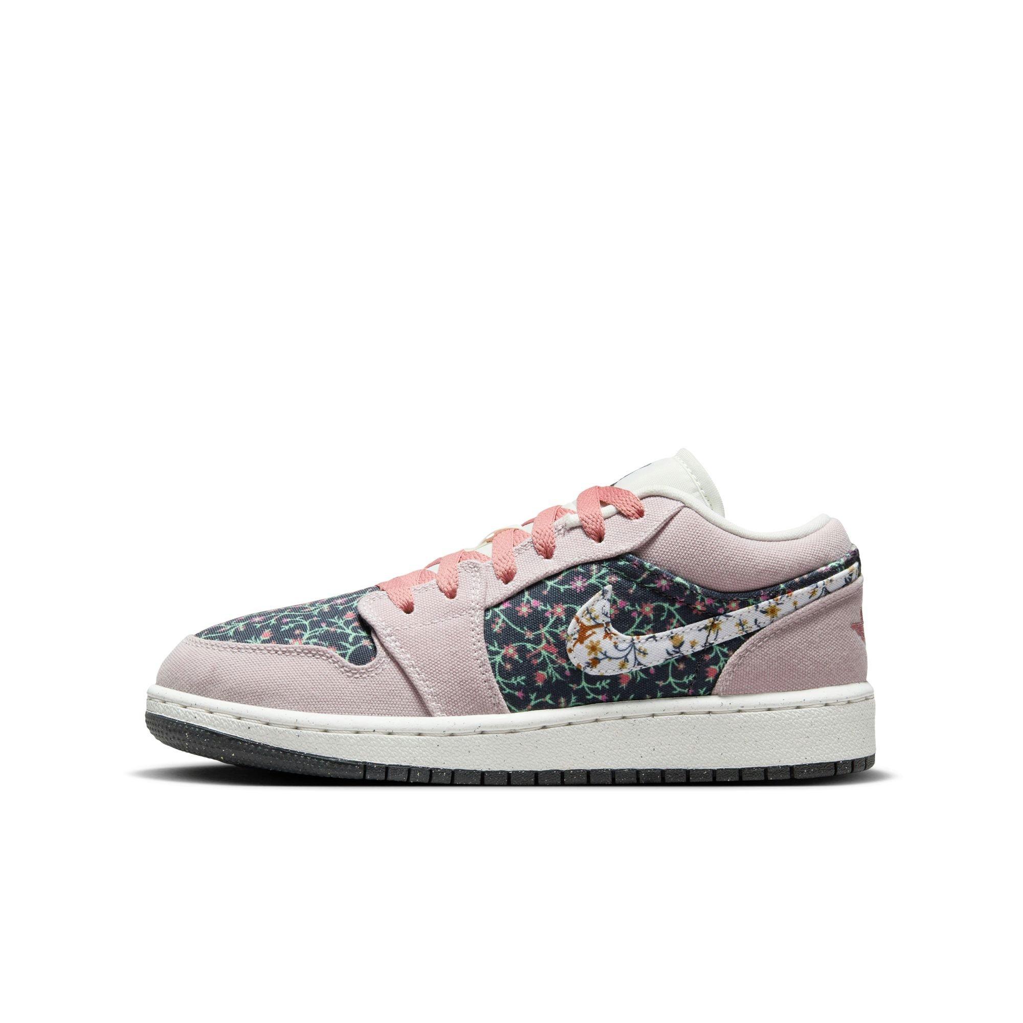 Jordan 1 Low SE Grade School Girls' "Platinum Violet/Sail/Anthracite" Shoe