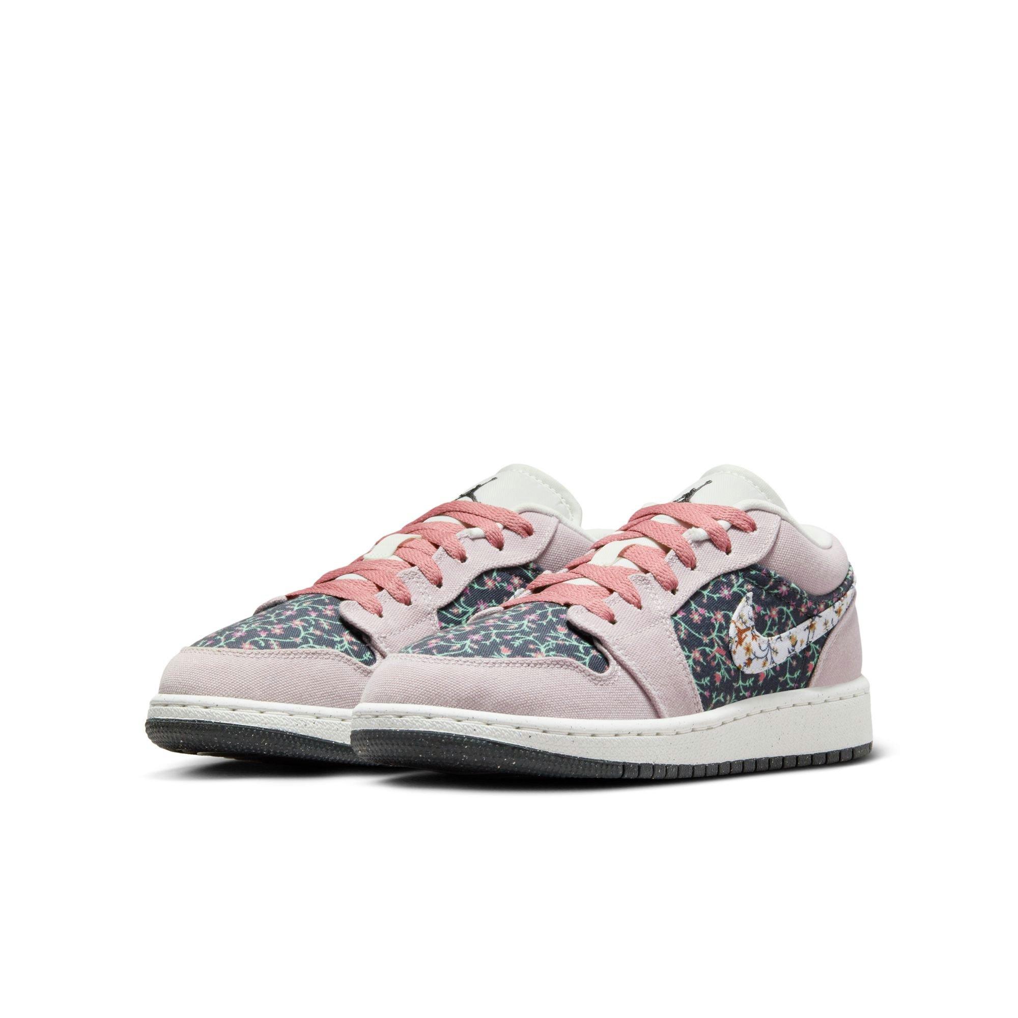 Jordan 1 Low SE Grade School Girls' "Platinum Violet/Sail/Anthracite" Shoe