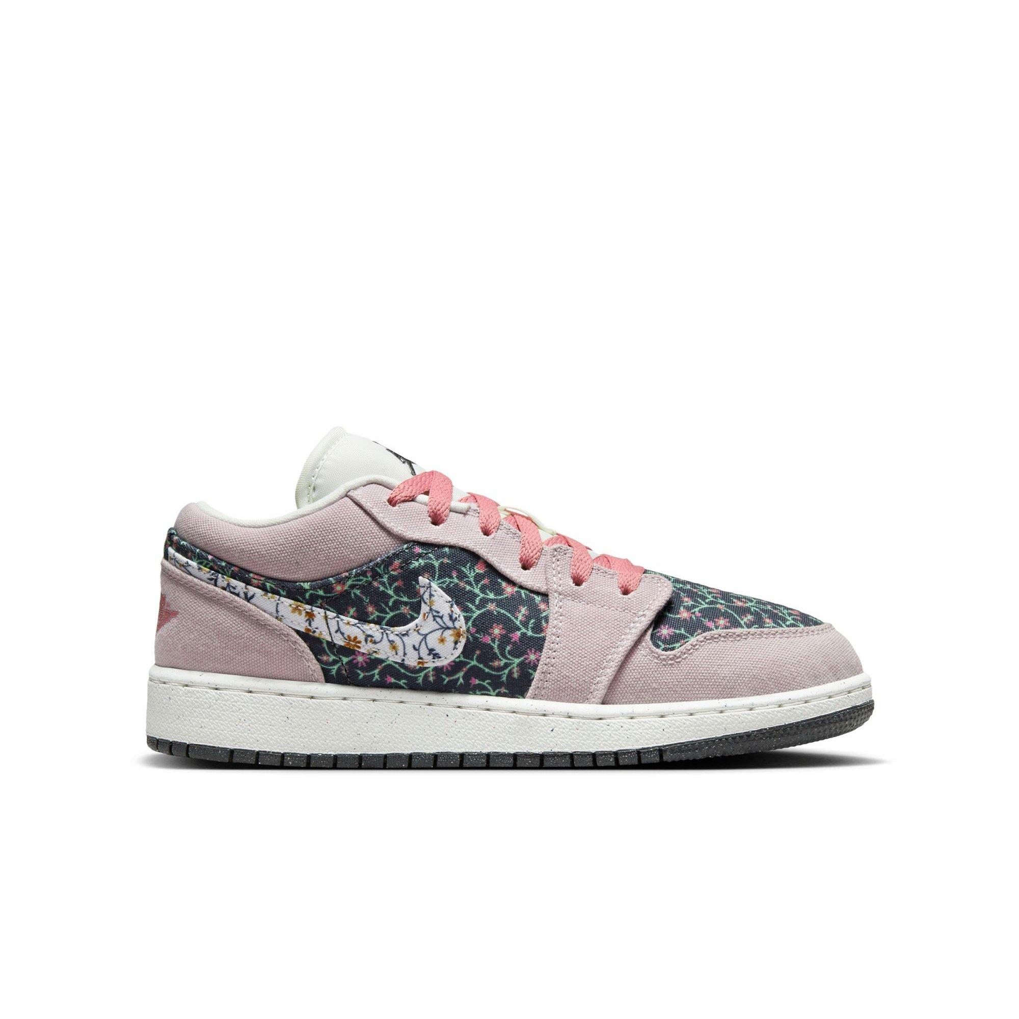 Jordan 1 Low SE Grade School Girls' "Platinum Violet/Sail/Anthracite" Shoe