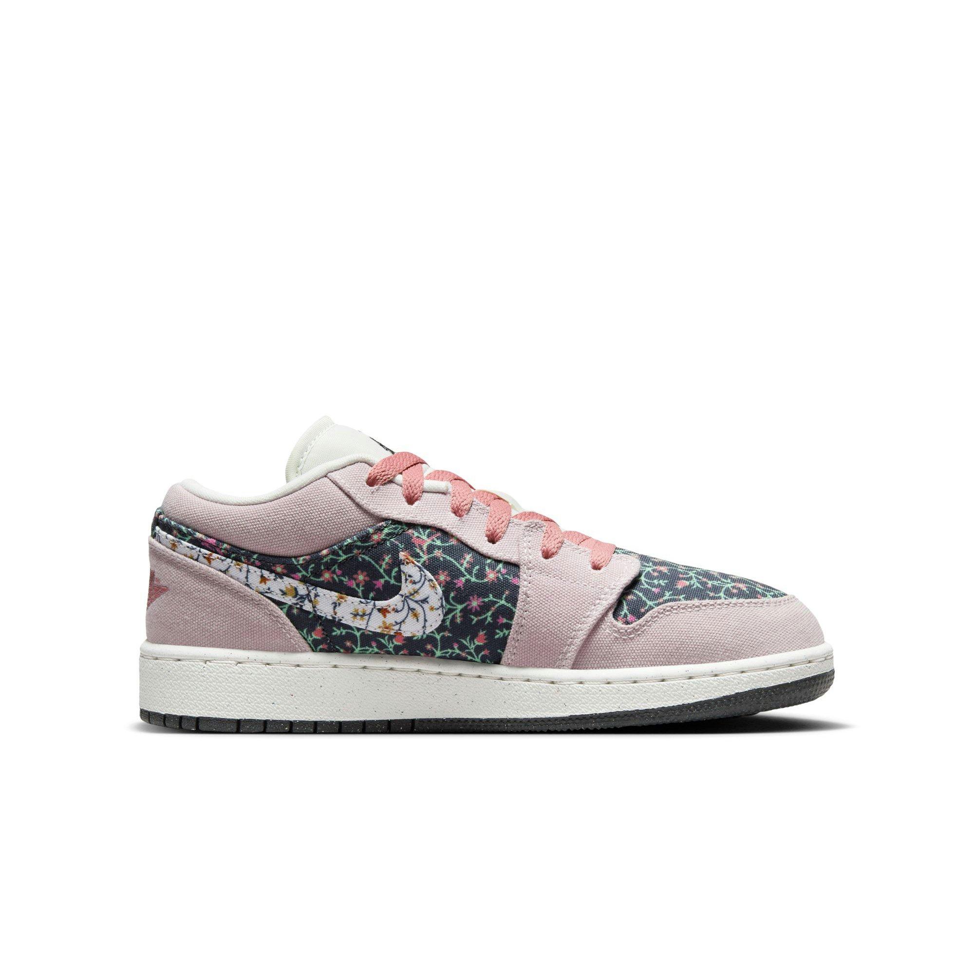 Jordan 1 Low SE Grade School Girls' "Platinum Violet/Sail/Anthracite" Shoe