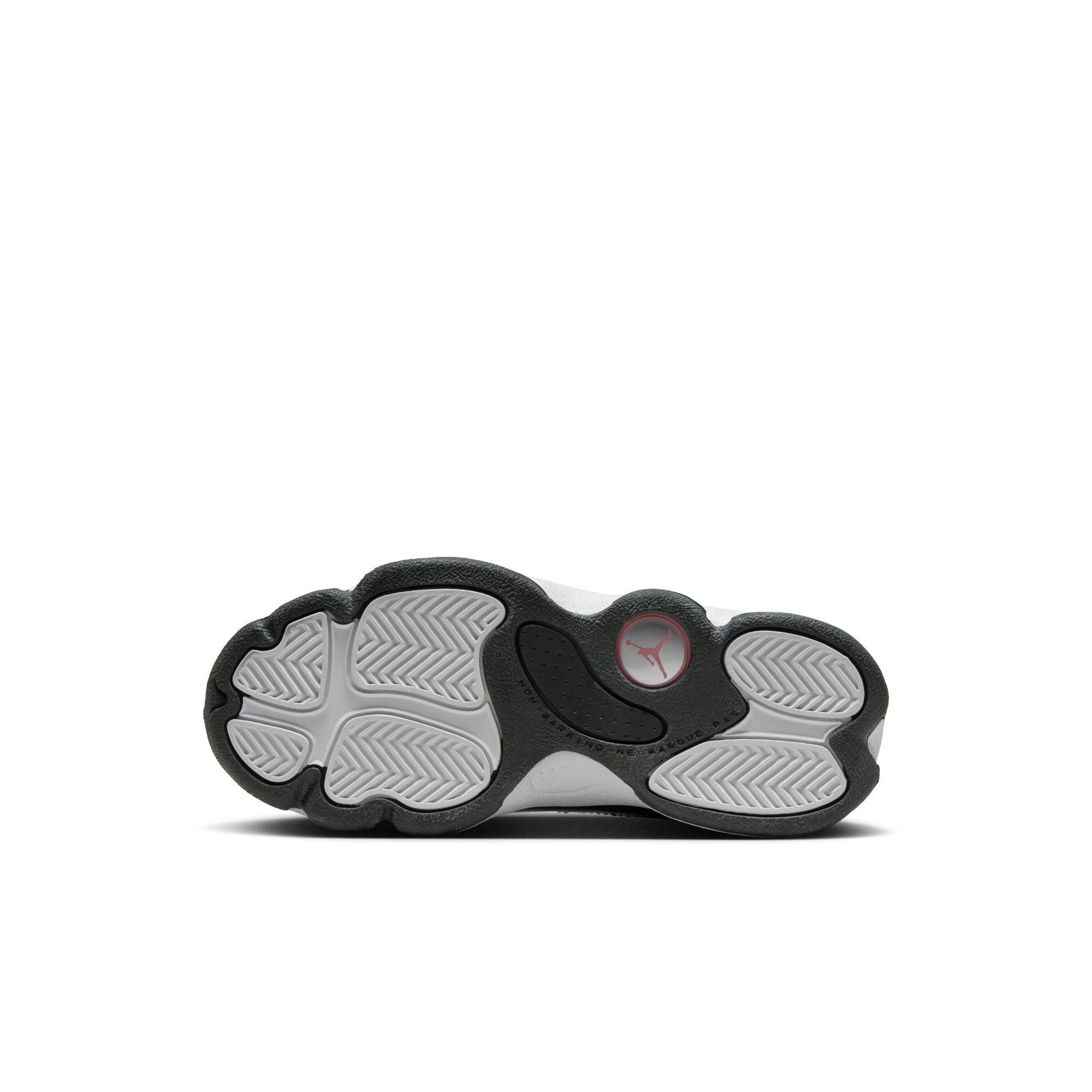 Jordan 6 Rings Preschool Girls' "White/Anthracite/Red Stardust" Shoe