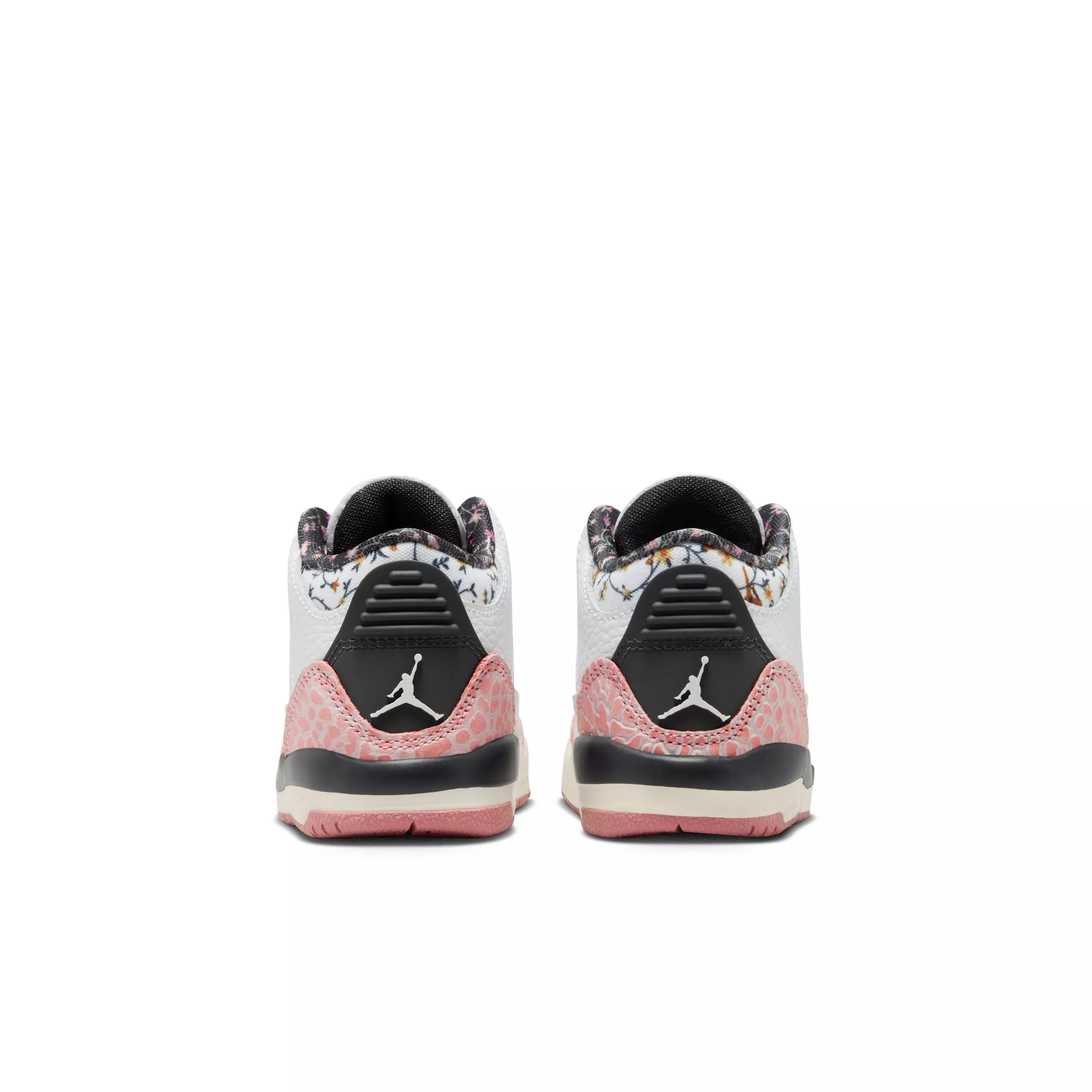 Jordan 3 Retro "Vintage Floral" Toddler Girl's Shoe - WHITE/ANTHRACITE/RED STARDUST