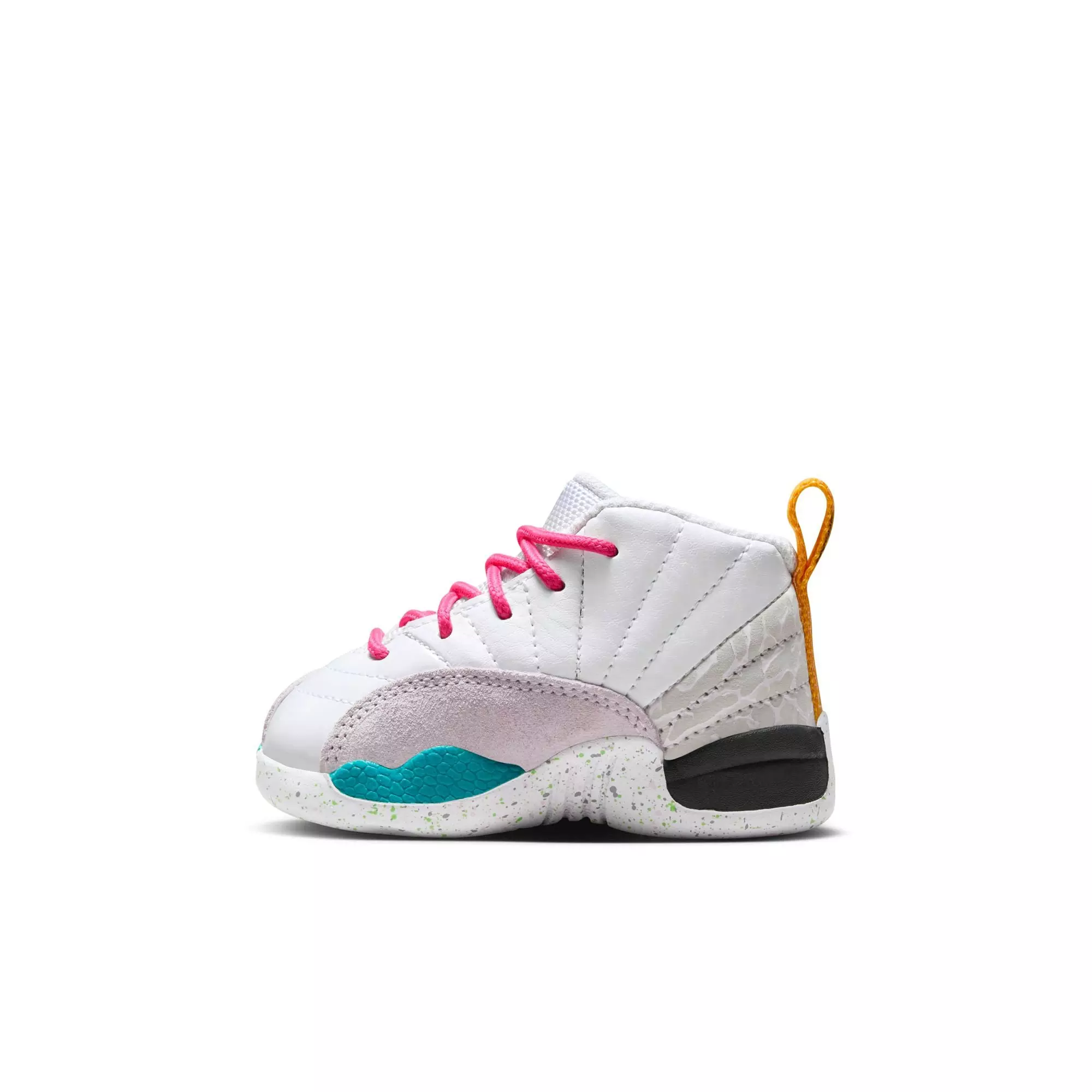 Jordan 12 Retro "Vapor Green" Toddler Kids' Shoe - WHITE/VAPOR GREEN/PHOTON DUST