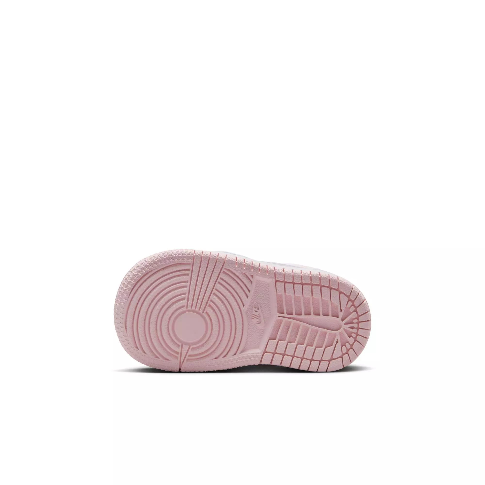 Jordan 1 Mid "Pink Wash/Violet Frost/White" Toddler Girls' Shoe - PINK/PURPLE