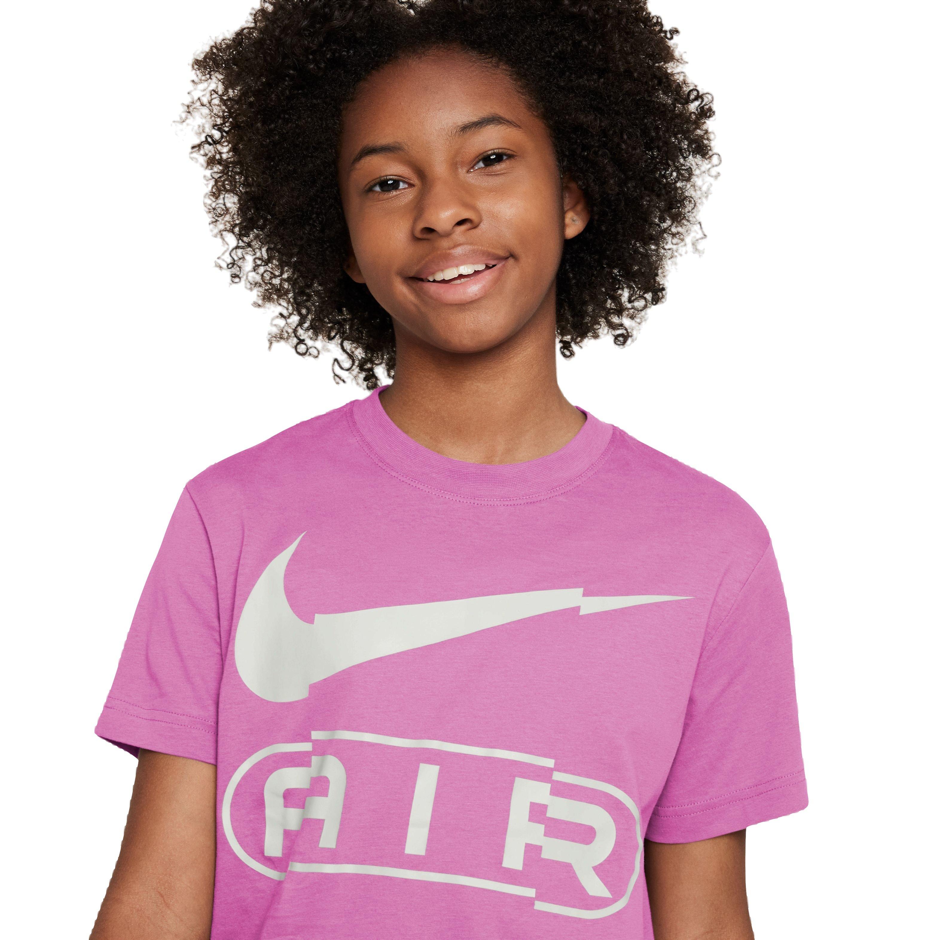 Nike Air Big Girls' Pink Tee