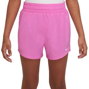 Nike Big Girls' One Dri-FIT High-Waisted Woven Training Shorts -Pink