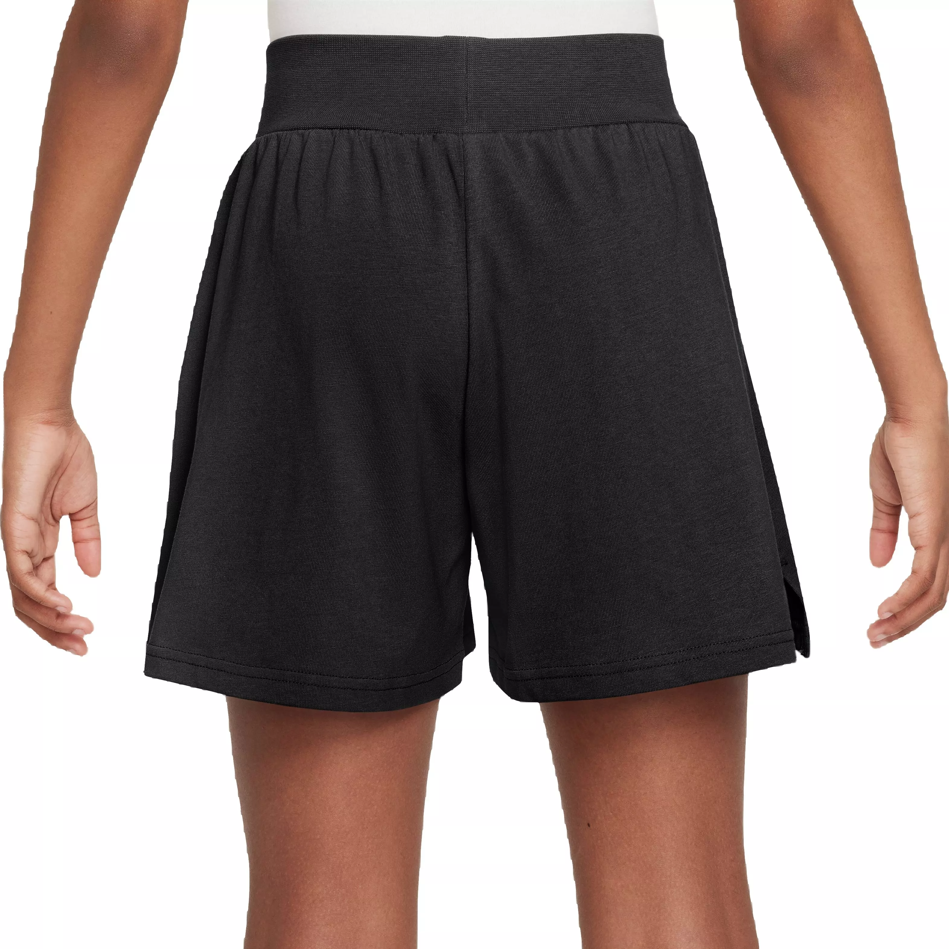 Nike Big Girls' Jersey Shorts - Black - BLACK