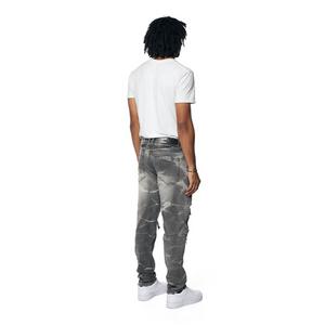 Smoke Rise Men's Pluto Slim Fit Denim Jeans - Grey