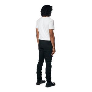 Smoke Rise Men's Jet Black Essential Slim Fit Denim Jeans