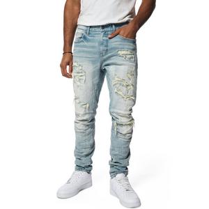 Buy Varsity Bear Patch Slim Tapered Jean Men's Jeans & Pants from SMOKE  RISE. Find SMOKE RISE fashion & more at