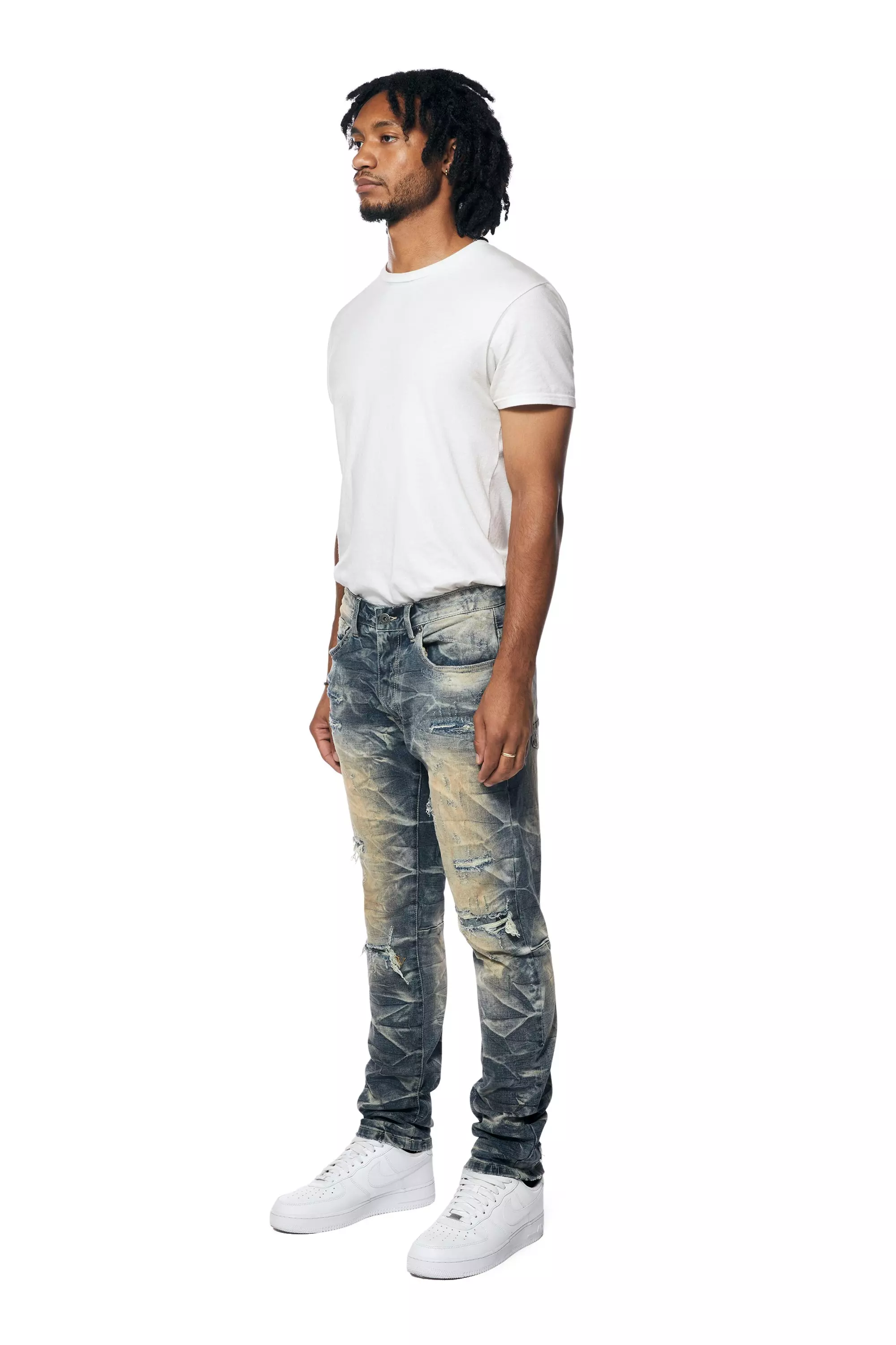 Smoke Rise Men's Northport Slim Fit Denim Jeans - Blue - BLUE