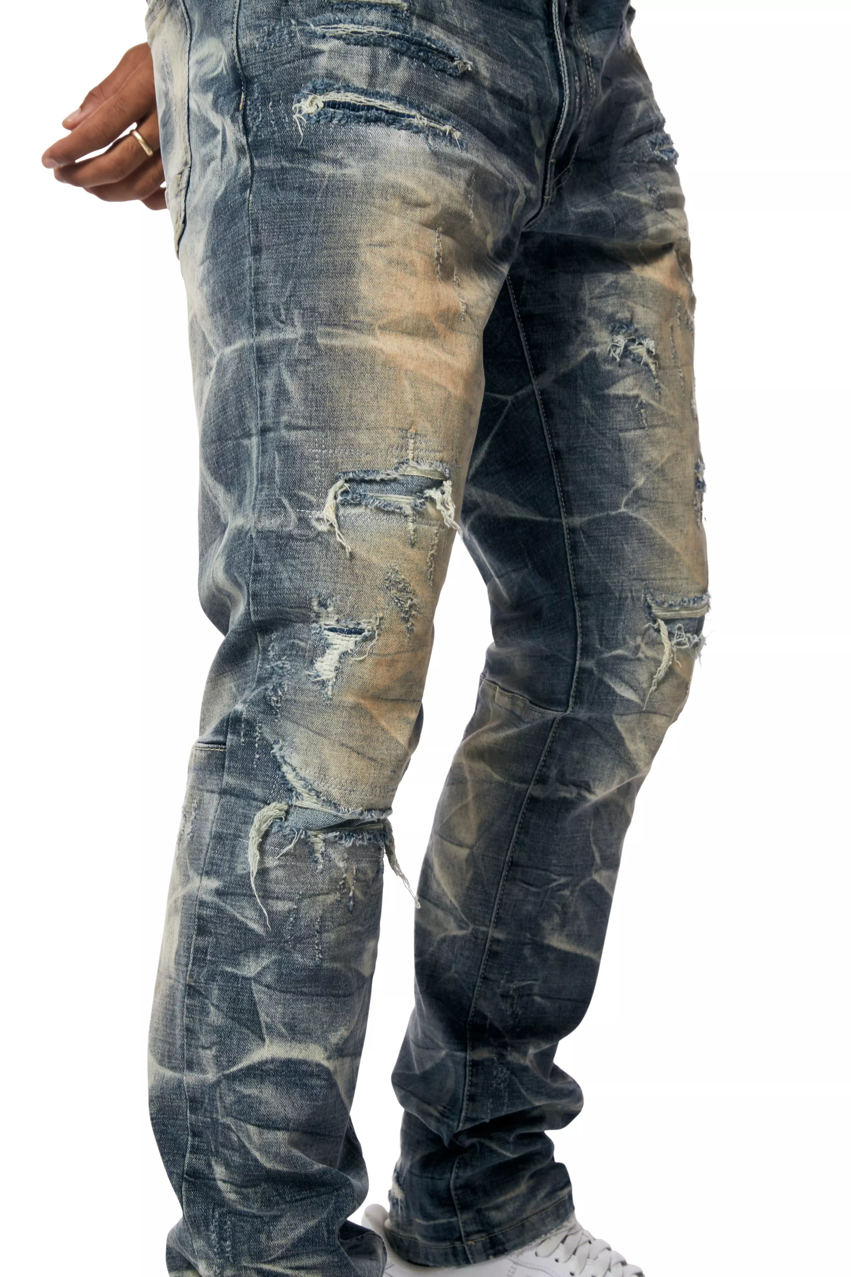 Smoke Rise Men's Northport Slim Fit Denim Jeans - Blue - BLUE