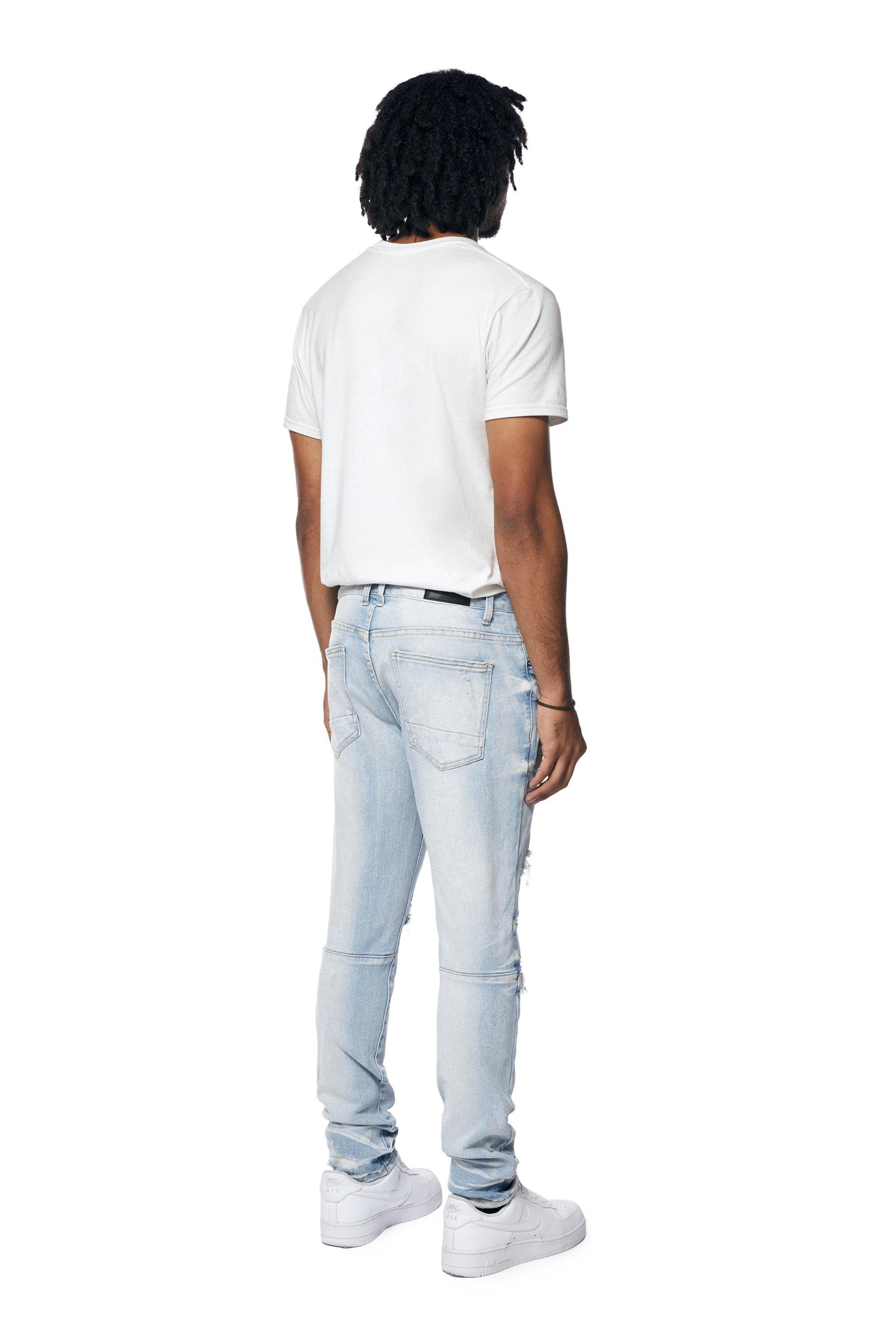 Smoke Rise Men's Santorini Slim Fit Denim Jeans - Blue - BLUE Thumbnail View 2