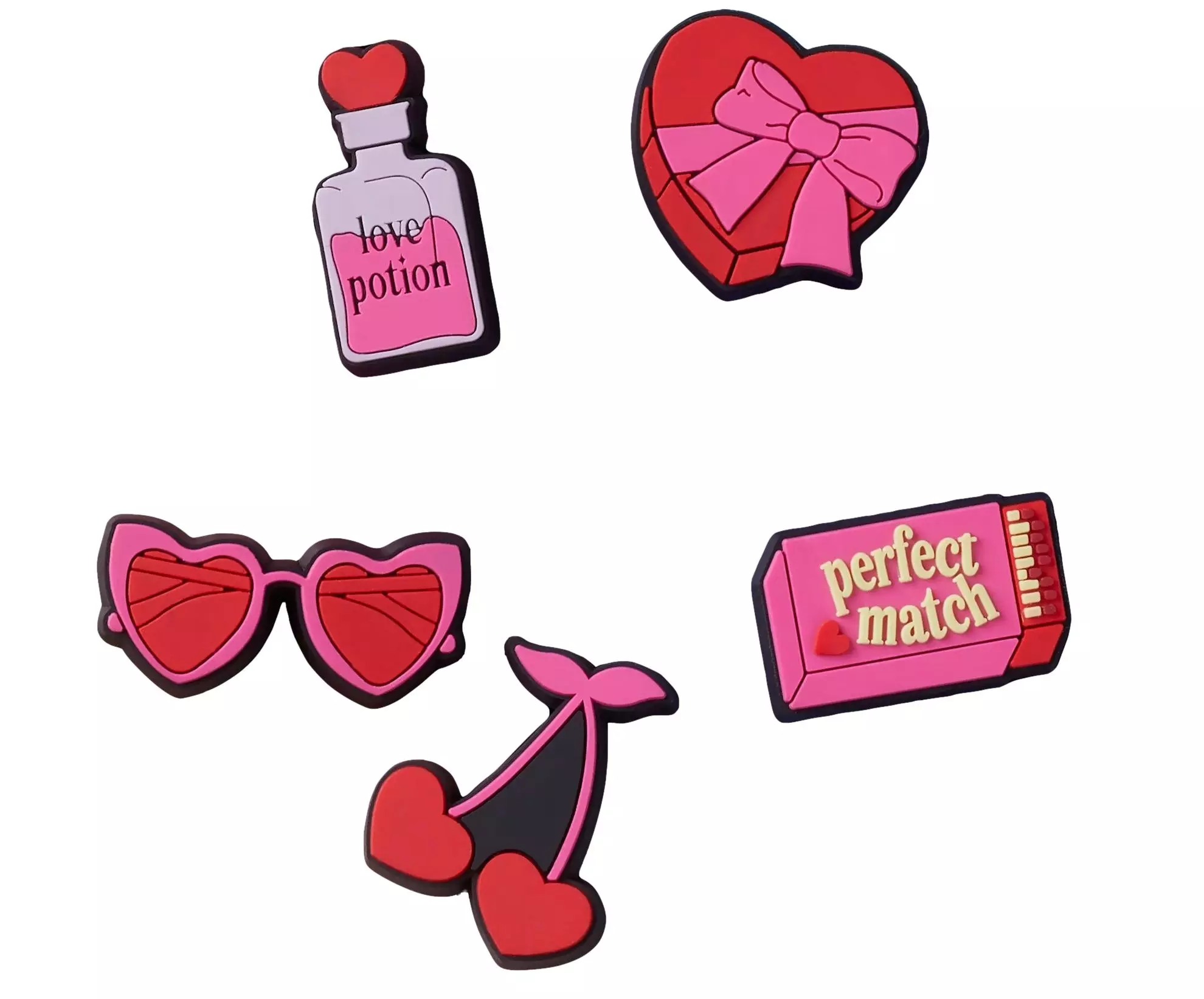 Crocs Lovers Jibbitz Charms-5PK - MULTI-COLOR