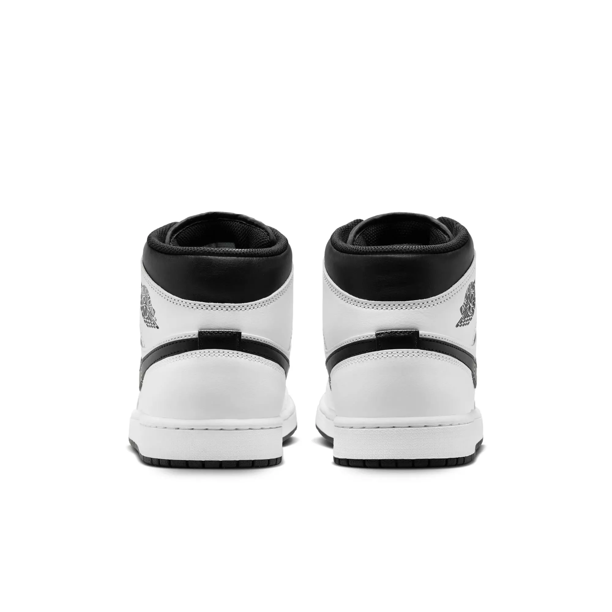 Jordan 1 Mid "White/Black" Men's Shoe - WHITE/BLACK