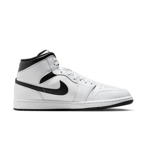 Jordan 1 Mid "White/Black" Men's Shoe