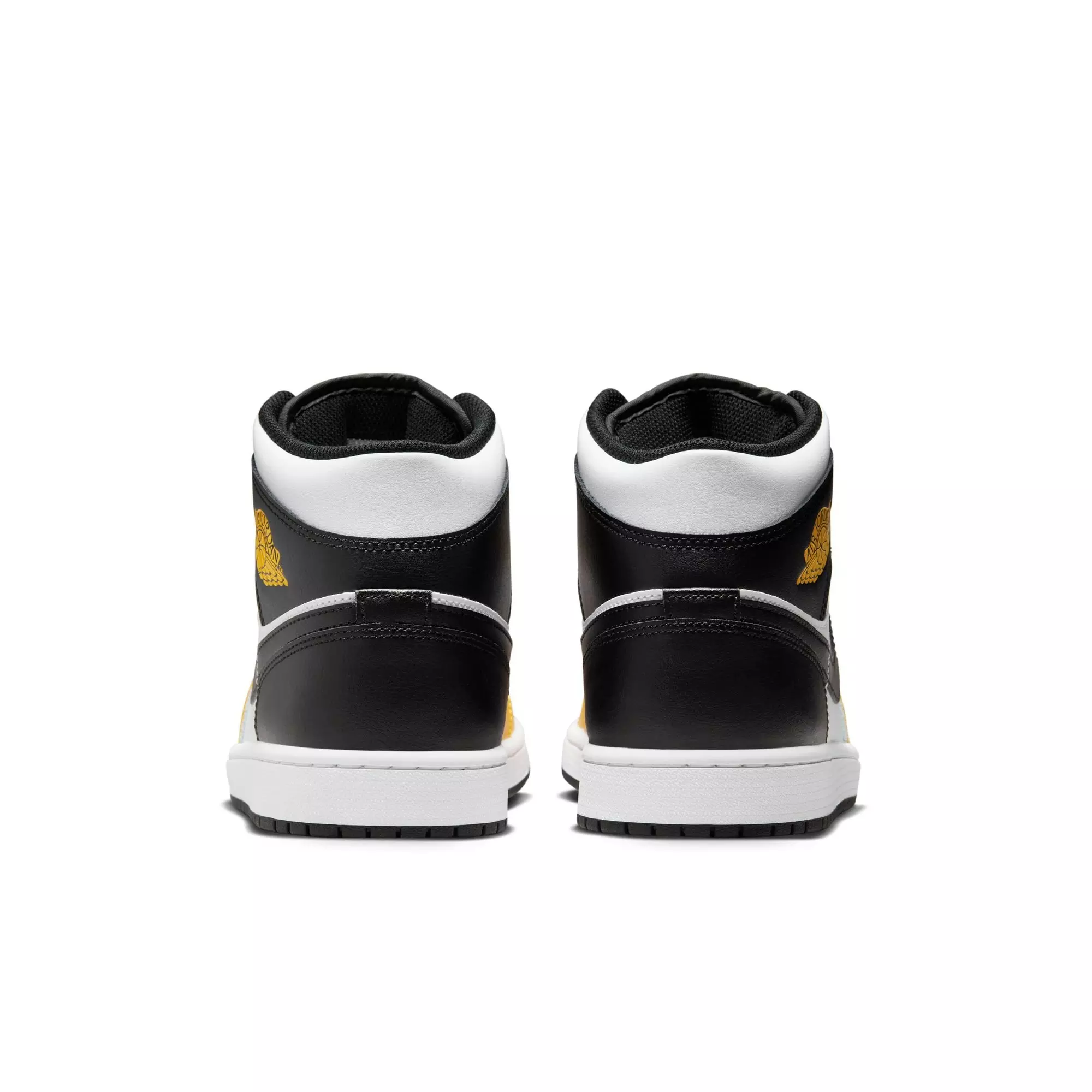 Jordan 1 Mid "Yellow Ochre/Black/White" Men's Shoe - YELLOW/BLACK