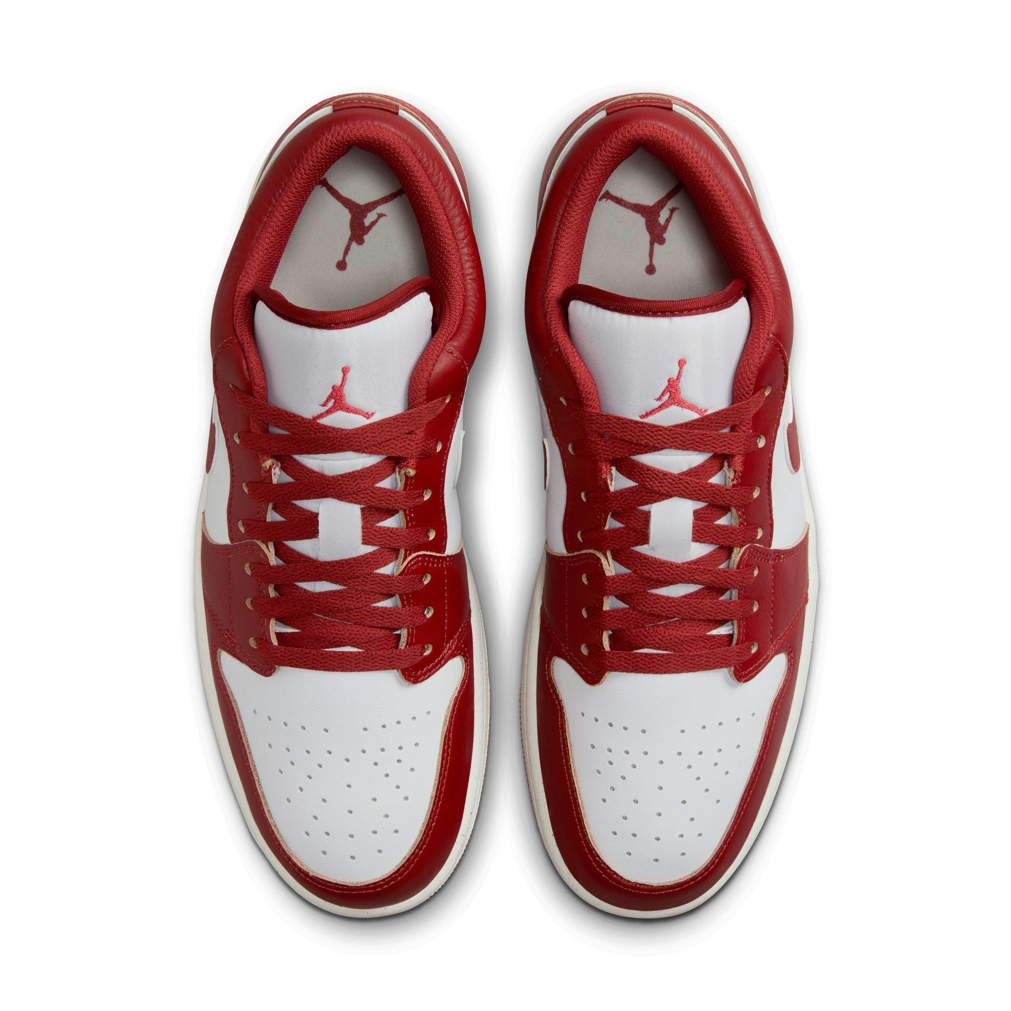 Jordan 1 Low SE Men's White/Dune Red/Lobster/Sail Shoe