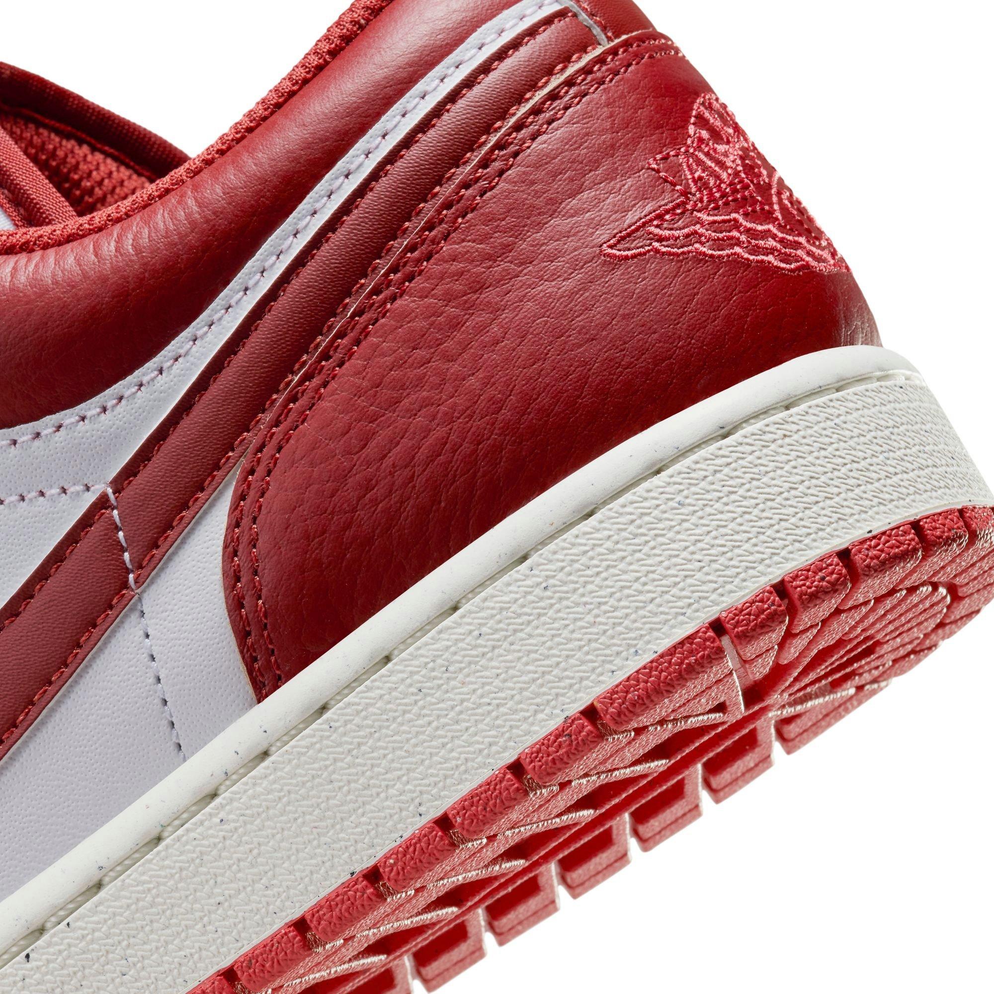 Jordan 1 Low SE Men's White/Dune Red/Lobster/Sail Shoe