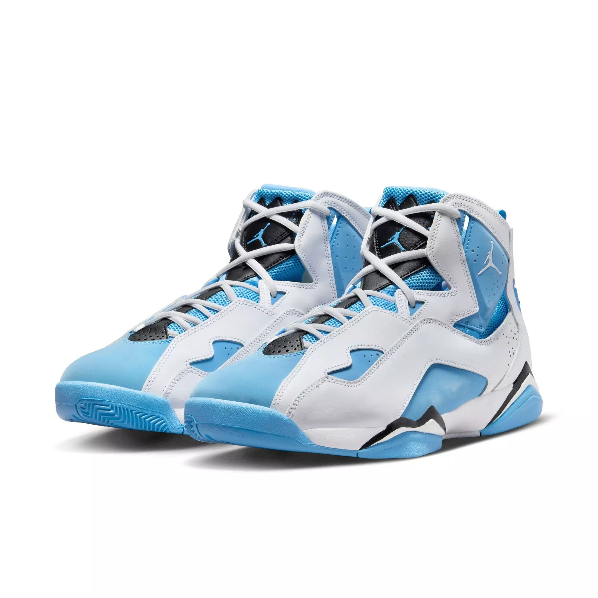 Jordan True Flight "White/University Blue/Black" Men's Shoe - WHITE/LT BLUE