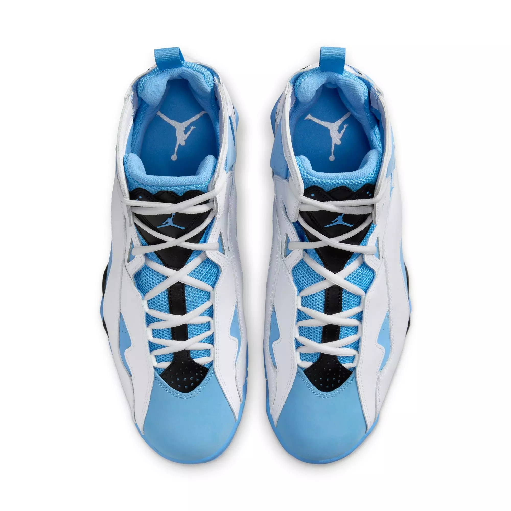 Jordan True Flight "White/University Blue/Black" Men's Shoe - WHITE/LT BLUE