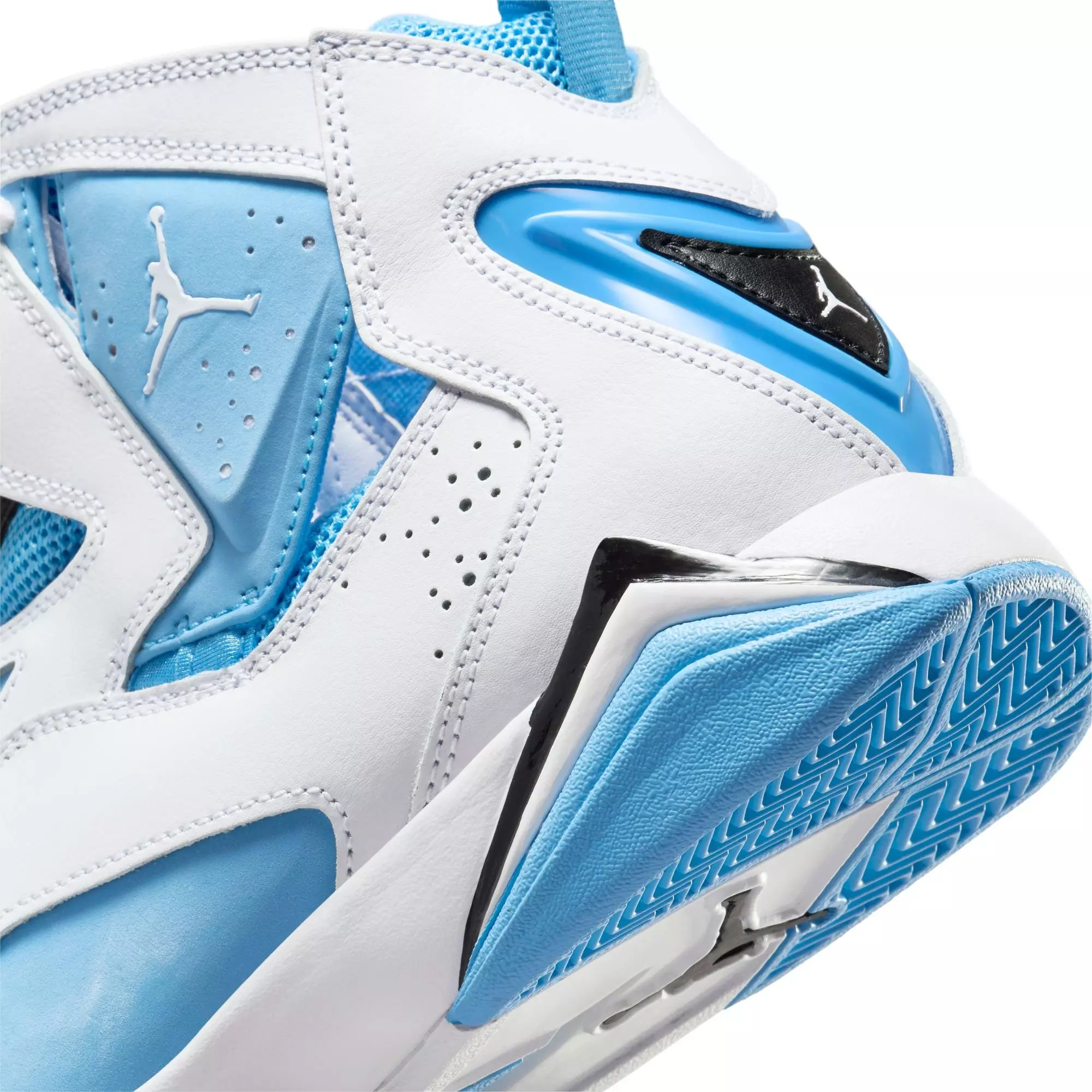 Jordan True Flight "White/University Blue/Black" Men's Shoe - WHITE/LT BLUE
