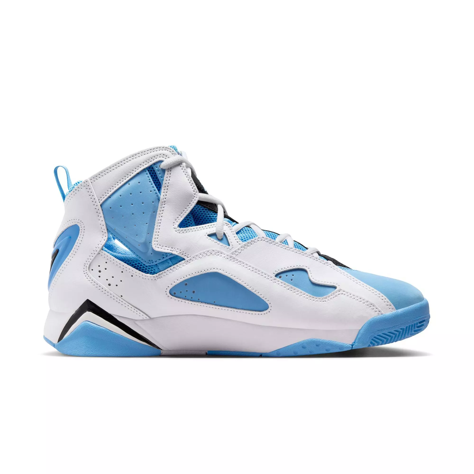 Jordan True Flight "White/University Blue/Black" Men's Shoe - WHITE/LT BLUE