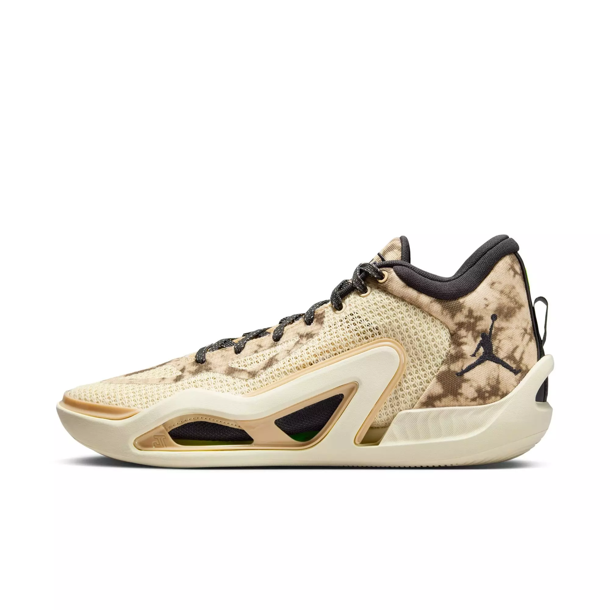 Jordan Tatum 1 "Desert Tie-Dye" Men's Basketball Shoe - FOSSIL/BLACK/SESAME