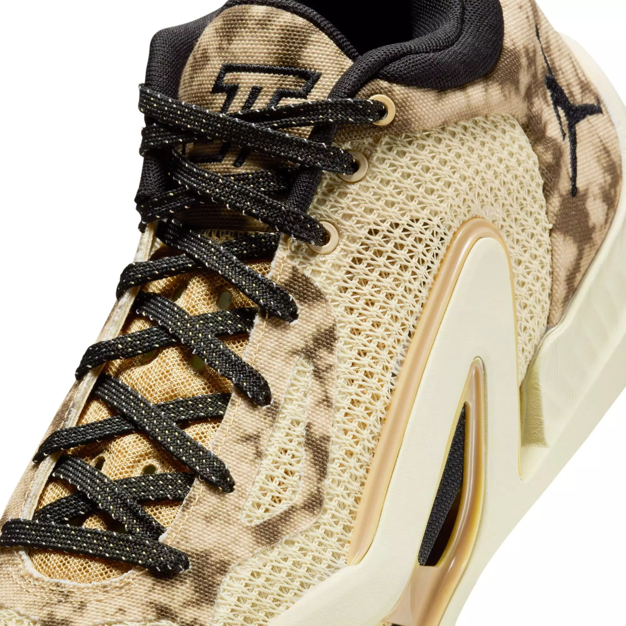 Jordan Tatum 1 "Desert Tie-Dye" Men's Basketball Shoe - FOSSIL/BLACK/SESAME