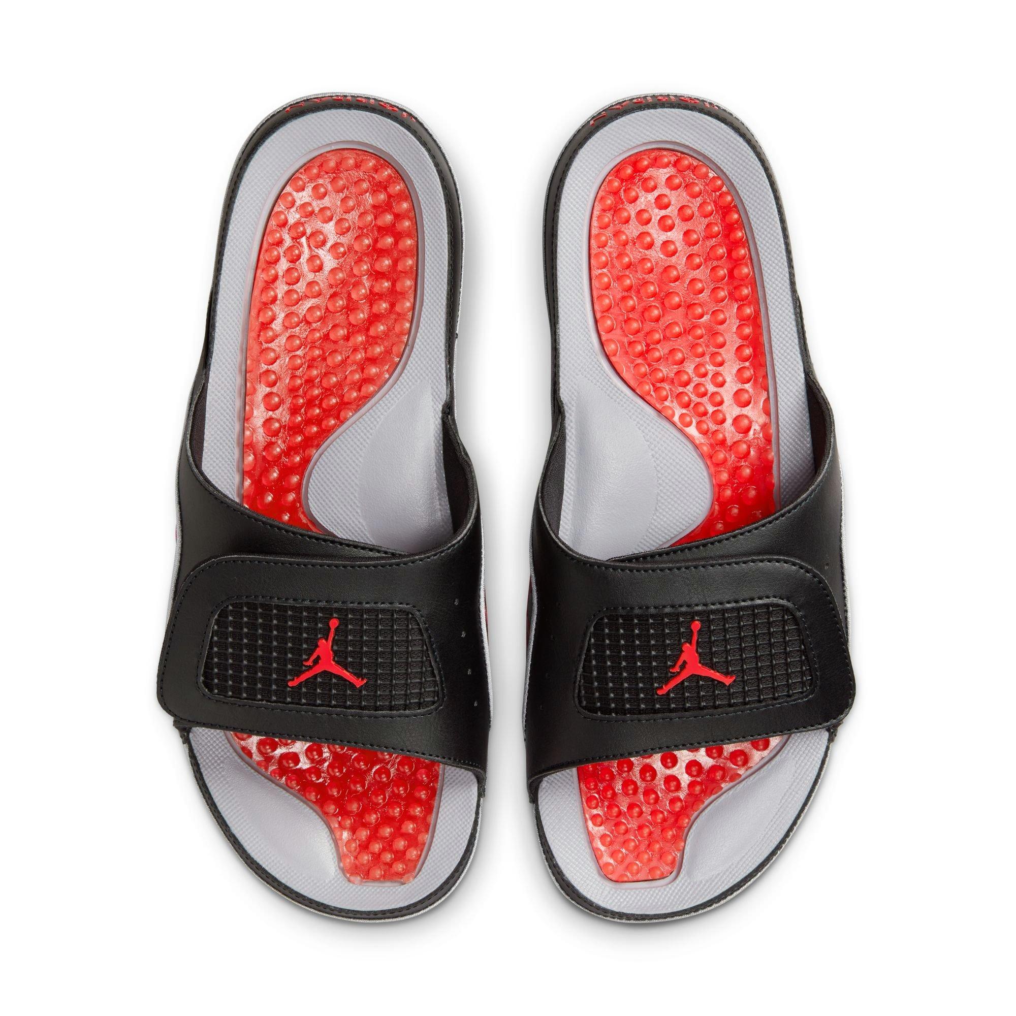 Jordan Hyrdro Retro IV Men's "Black/Fire Red/Cement Grey" Slide