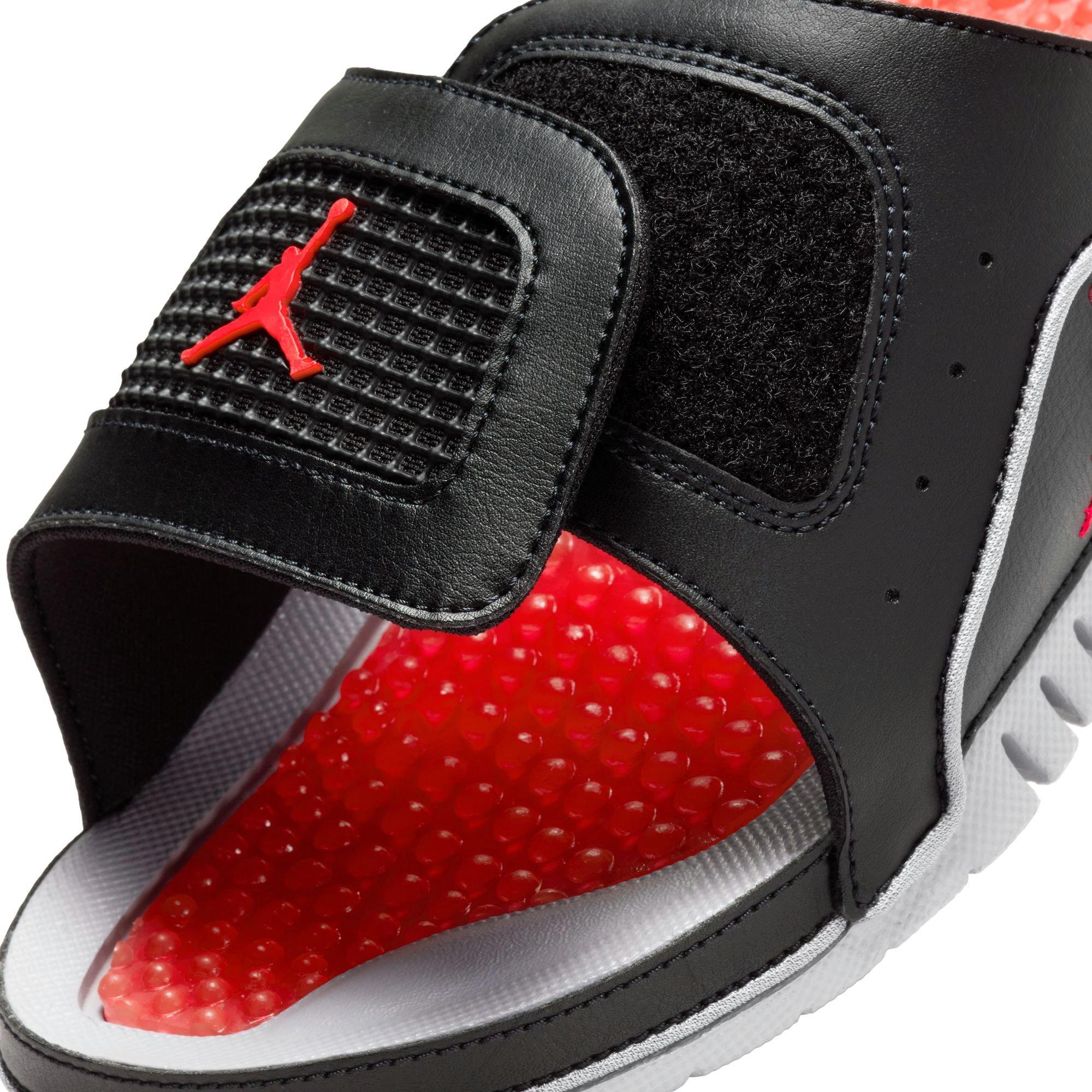 Jordan Hyrdro Retro IV Men's "Black/Fire Red/Cement Grey" Slide