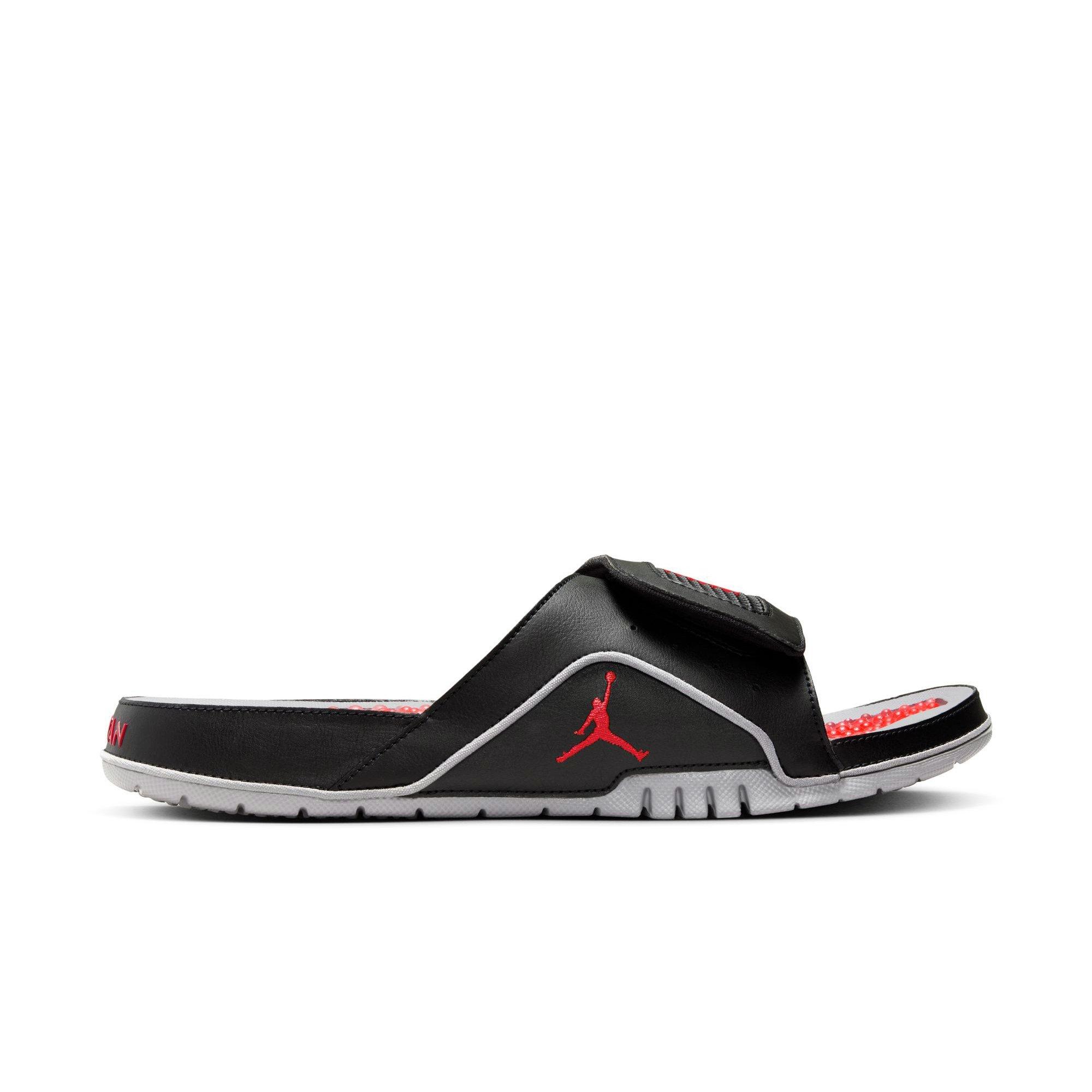 Jordan Hyrdro Retro IV Men's "Black/Fire Red/Cement Grey" Slide