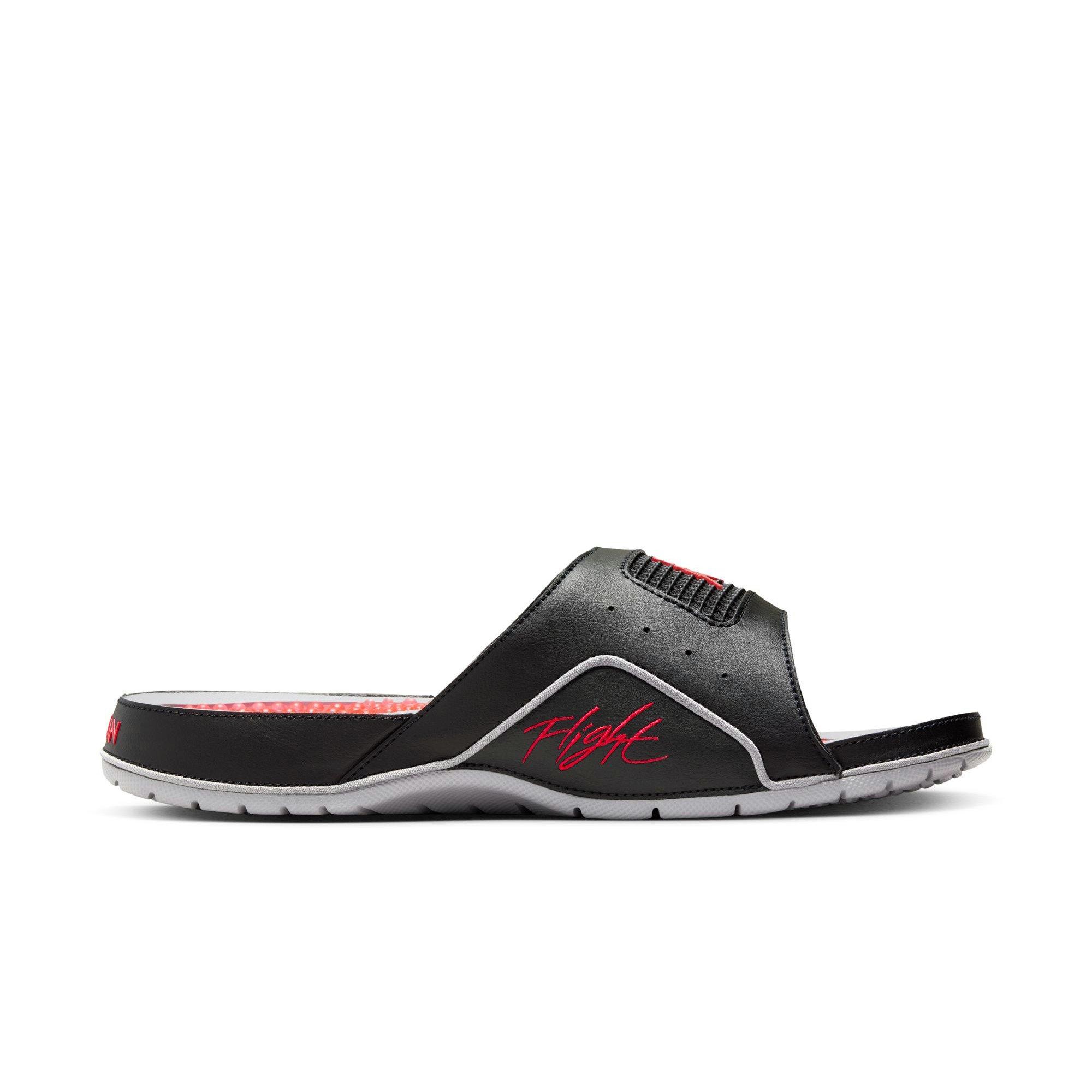 Jordan Hyrdro Retro IV Men's "Black/Fire Red/Cement Grey" Slide