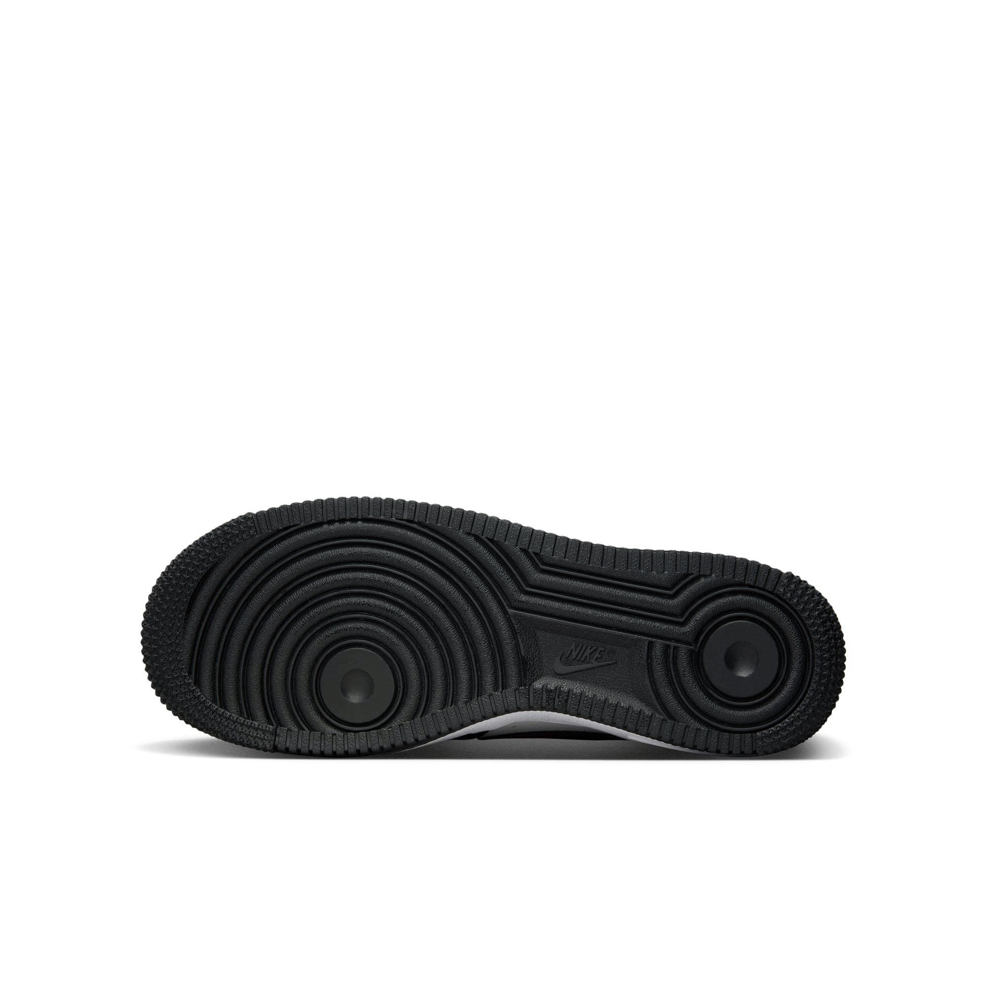 Nike Air Force 1 "Black/Dark Team Red/Summit White" Grade School Boys' Shoe - BLACK/WHITE/RED Thumbnail View 8