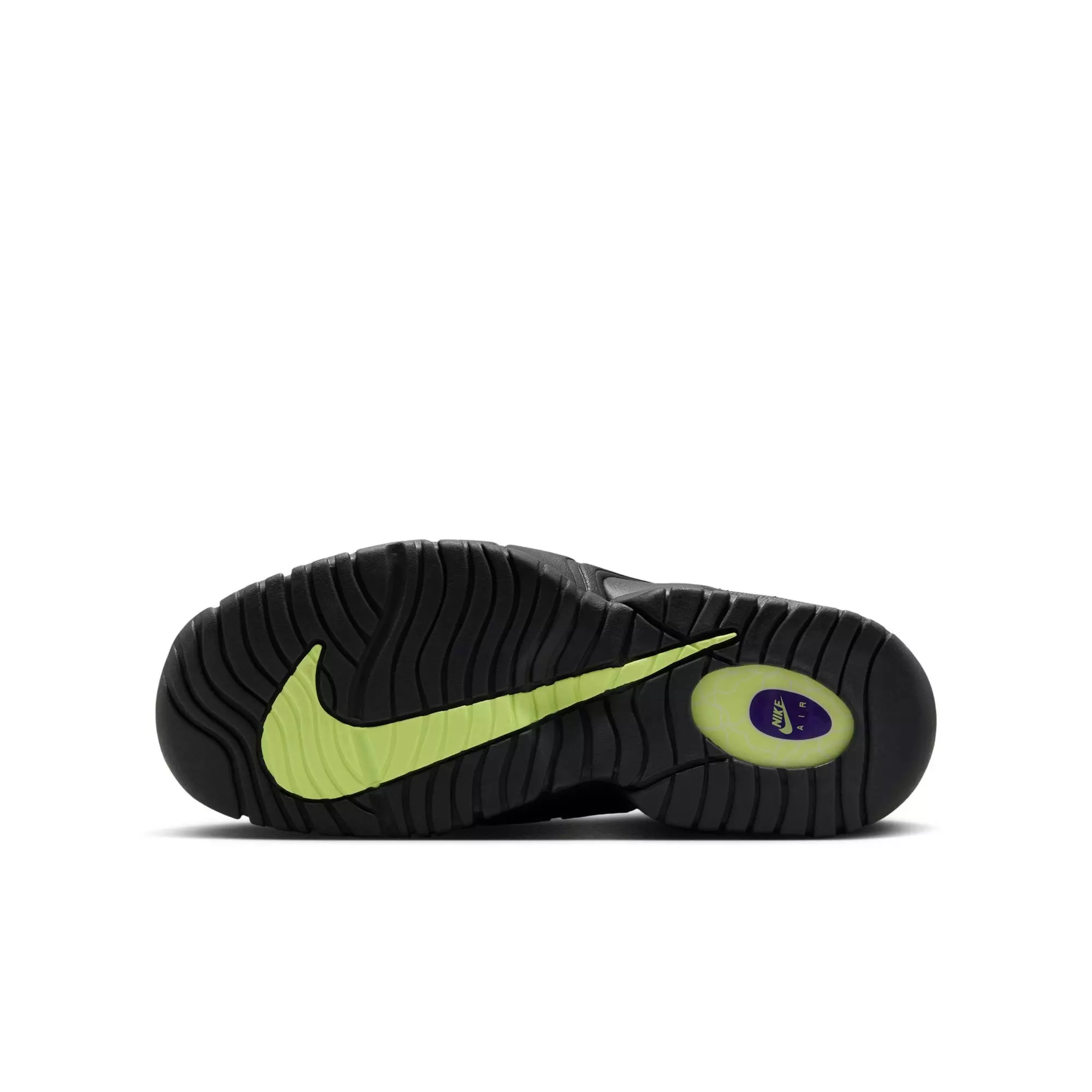 Nike Air Max Penny 1 "Penny Story" Grade School Kids' Shoe - WHITE/LEMON TWIST/FIELD PURPLE